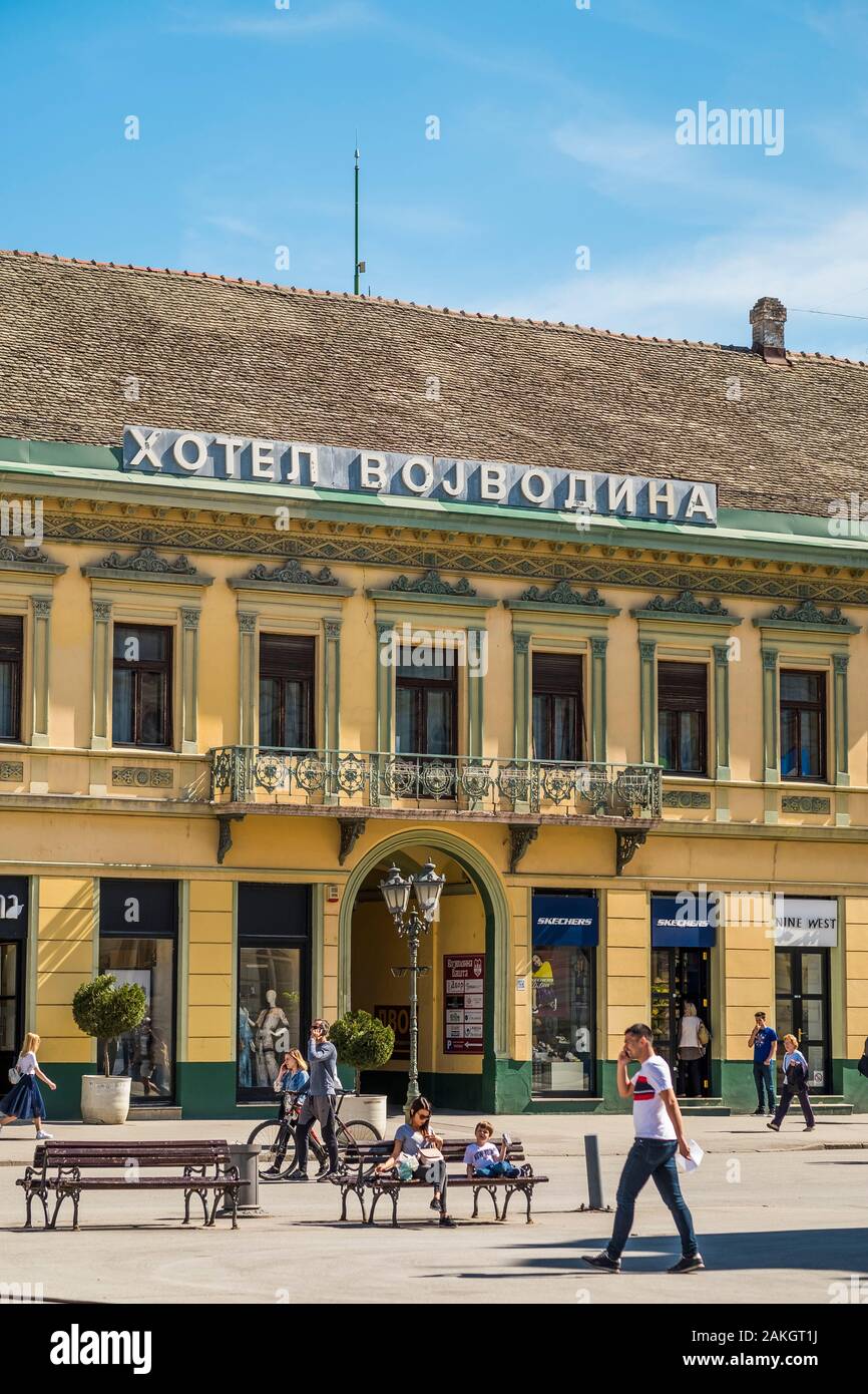 Serbien, Ba &#x10d; ka, Novi Sad, Stadtzentrum Stockfoto