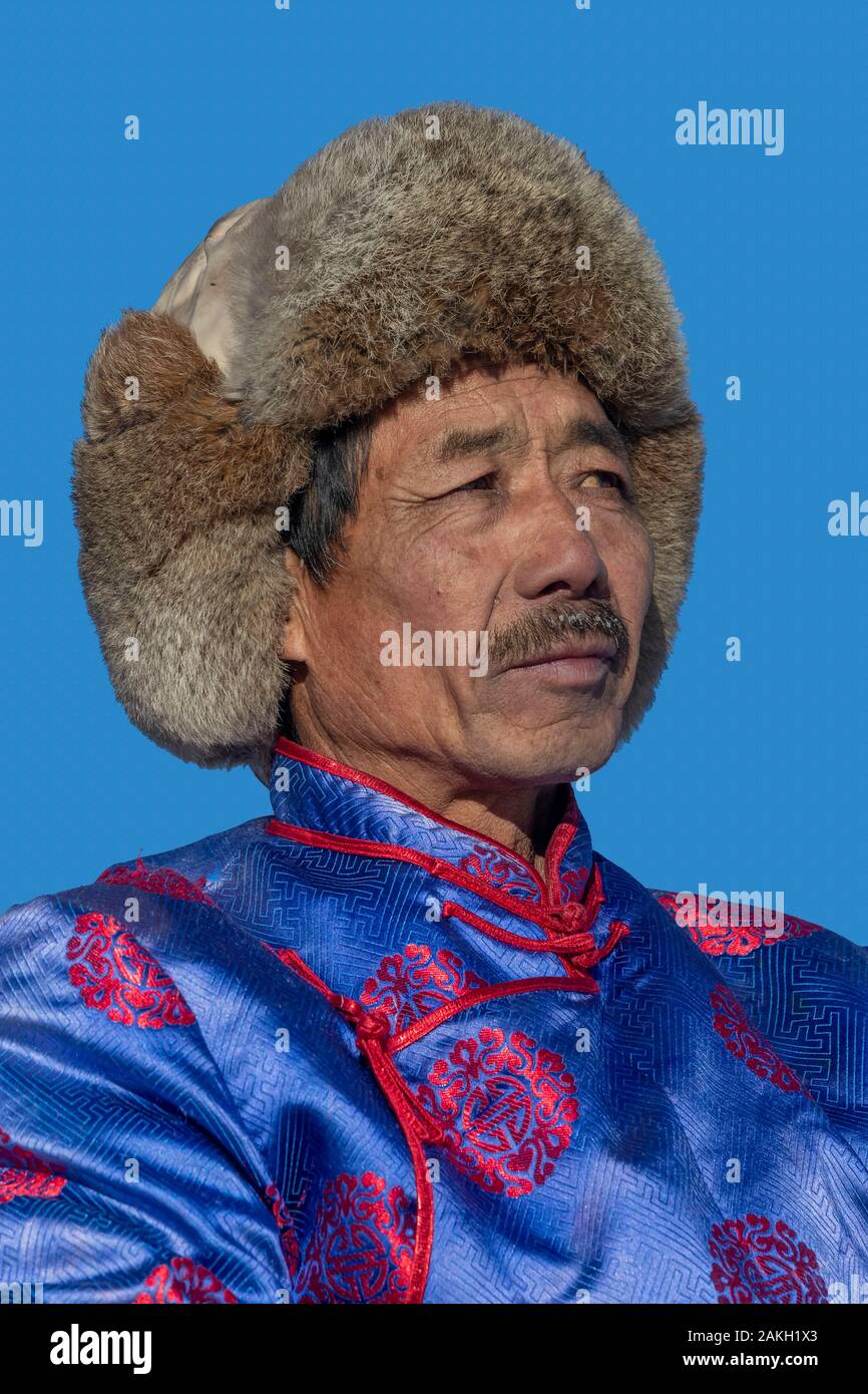 China, Innere Mongolei, Provinz Hebei, Zhangjiakou, Bashang Grasland, Mongolisch Stockfoto