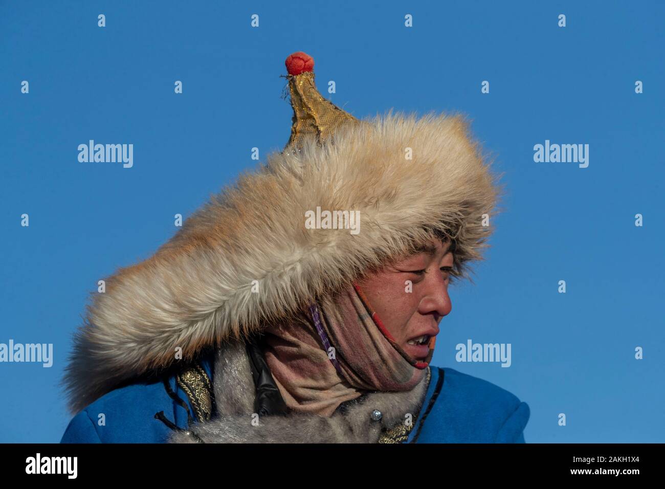 China, Innere Mongolei, Provinz Hebei, Zhangjiakou, Bashang Grasland, Mongolisch Stockfoto