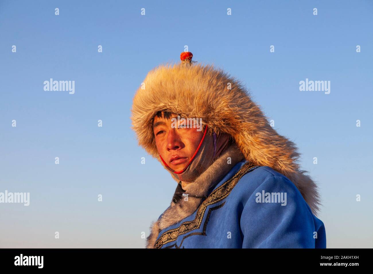 China, Innere Mongolei, Provinz Hebei, Zhangjiakou, Bashang Grasland, Mongolisch Stockfoto