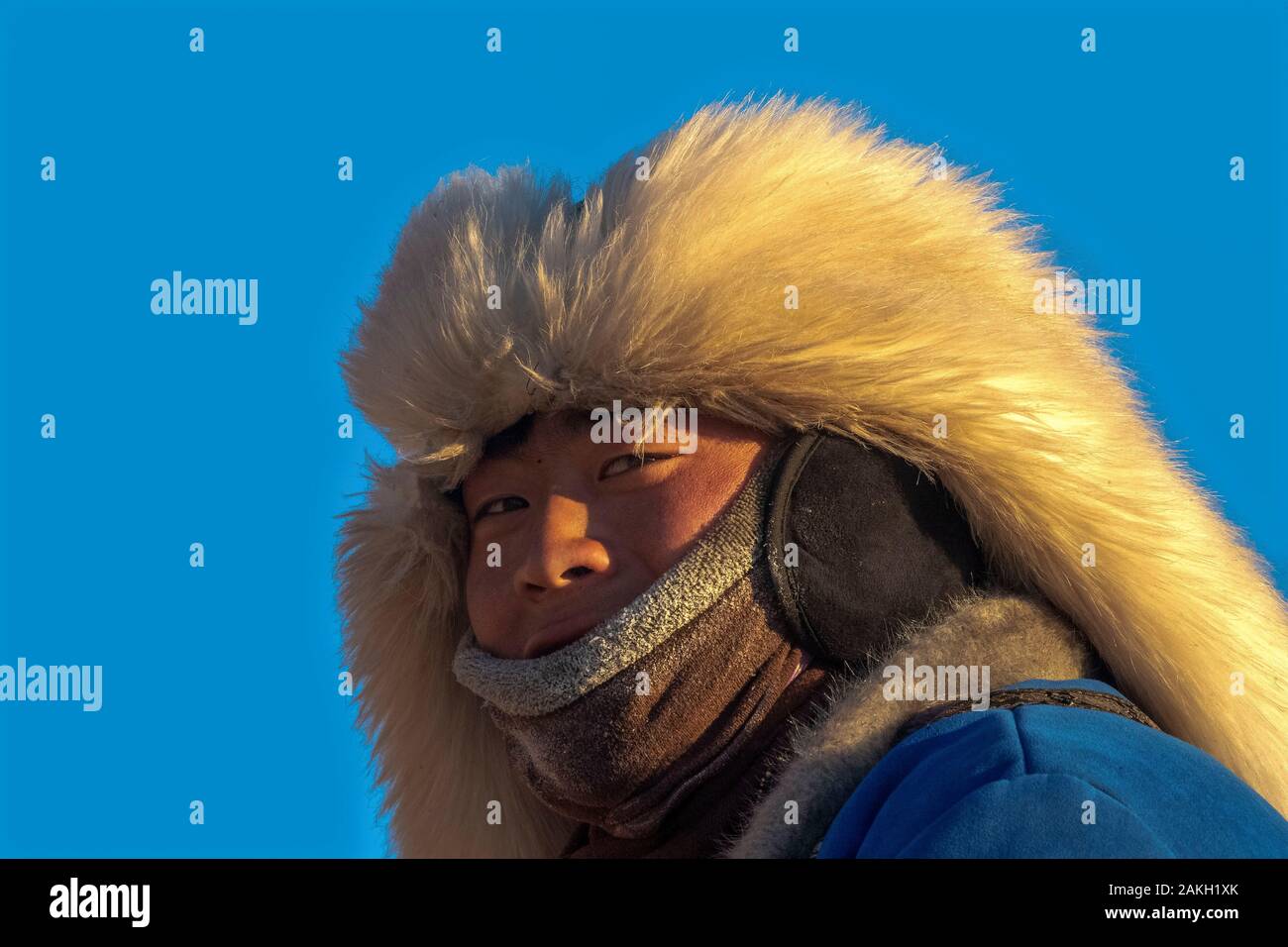 China, Innere Mongolei, Provinz Hebei, Zhangjiakou, Bashang Grasland, Mongolisch Stockfoto