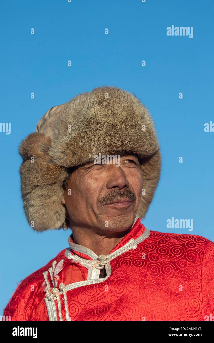 China, Innere Mongolei, Provinz Hebei, Zhangjiakou, Bashang Grasland, Mongolisch Stockfoto