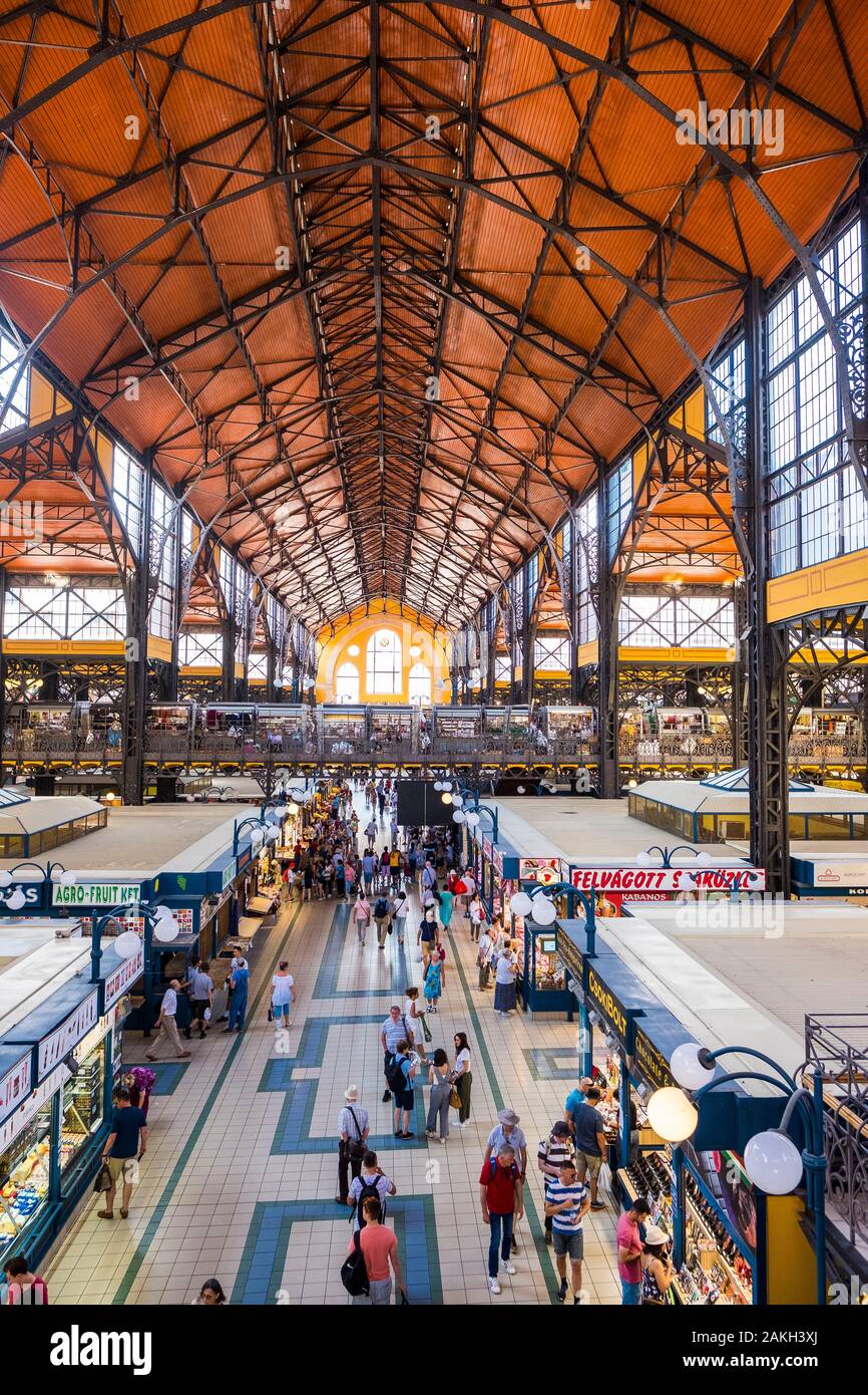 Ungarn, Budapest, Downtown stil Hallen der ungarischen Sezession Stockfoto