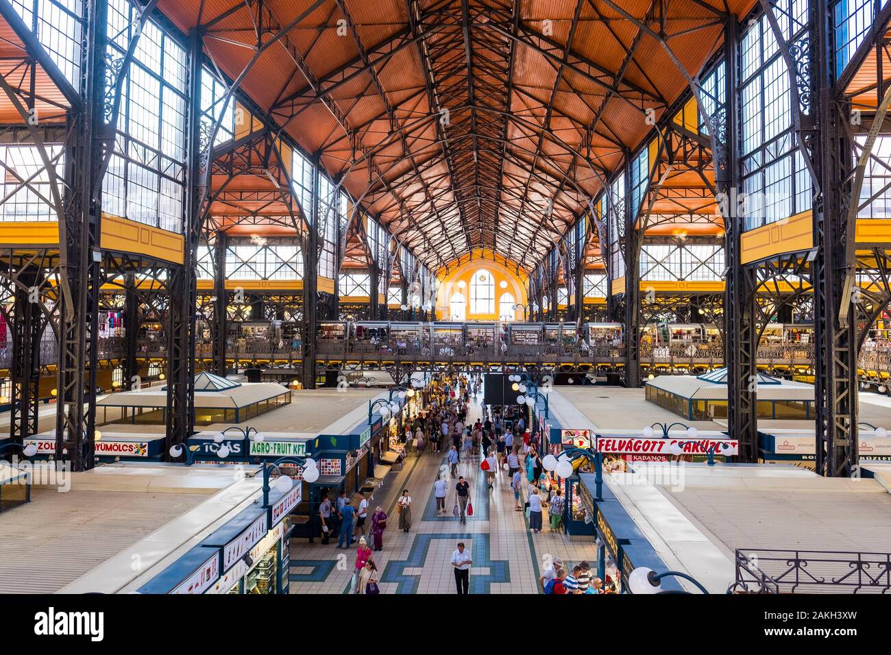 Ungarn, Budapest, Downtown stil Hallen der ungarischen Sezession Stockfoto