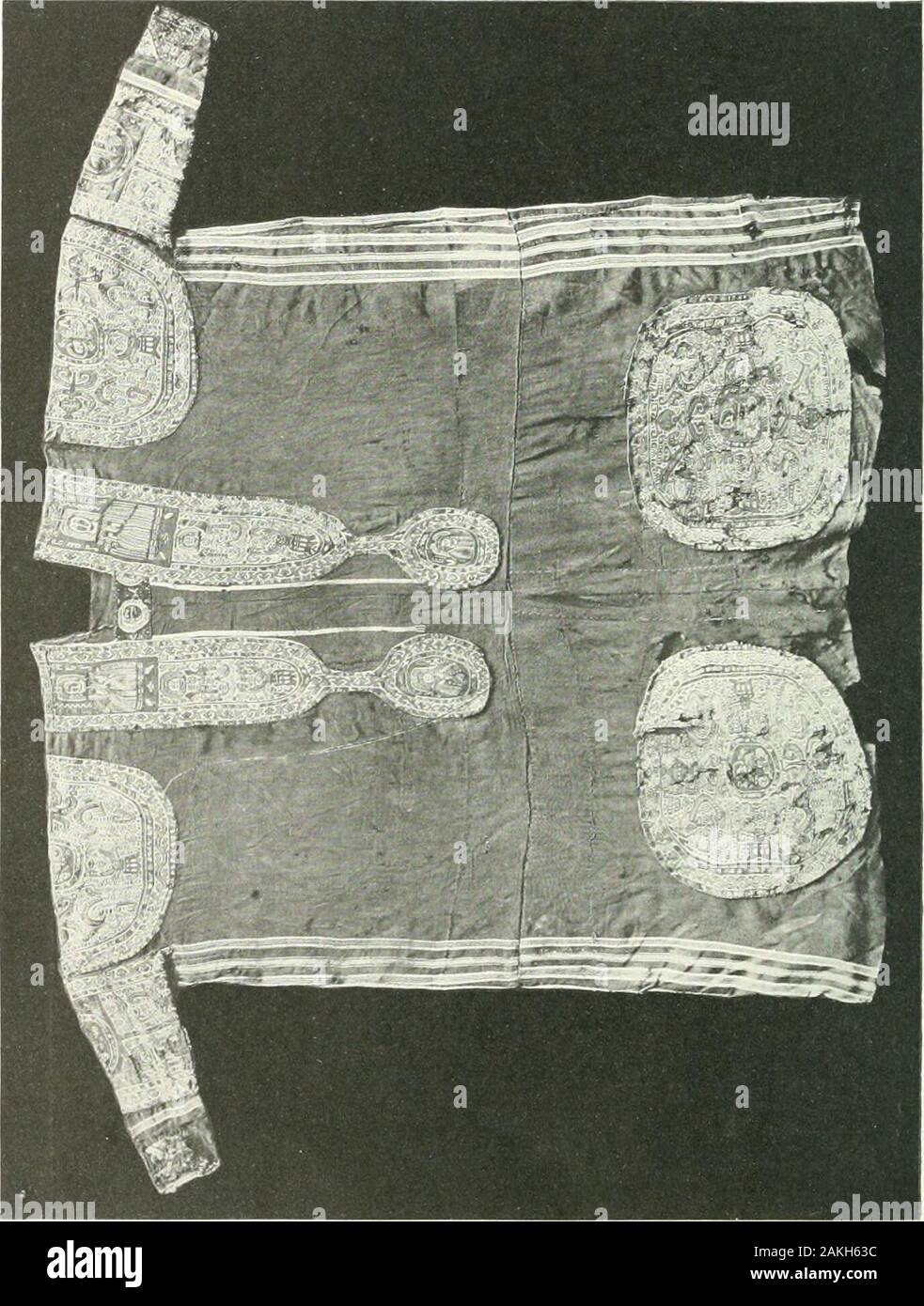 Katalog von Textilien aus begraben - Gründe in Ägypten. &Gt; O ein. O?o (6376) K2 Platte IV. &Gt; o c h c o Platte V. Stockfoto