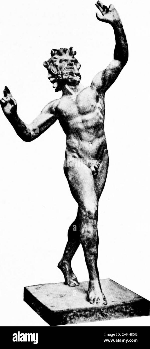 Städte begraben. Der tanzende FAUN. In einer der größten und elegantesten Häuser in Pompeji, aufdem Boden des Atrium^ oder Principal Zimmer des Hauses, menfound in der Asche dieser Bronzestatue eines tanzende Faun. Doesnthe aussehen, als ob er liebte es zu tanzen, fangen seine Finger keeptime? Obwohl dieses große Haus auf dem Boden von oneroom zu den bekanntesten antiken Mosaik enthaltenen Bilder, representingAlexander der Große in der Schlacht, und obwohl es enthält manyother feinen Mosaiken, es war von dieser Statue benannt, das Haus des Faun, Casa del Fauno.. HERMES IN DER RUHE. Diese Bronze Statue wurde gefunden in Stockfoto