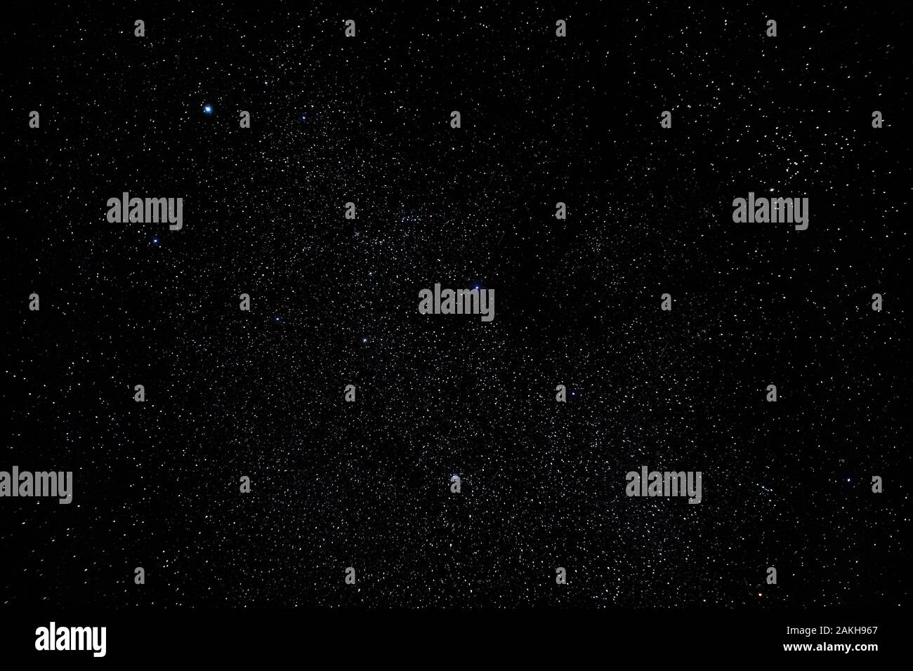 Inspirational Sternenhimmel, Konstellation, Planeten und Galaxien, Kosmos Hintergrund Stockfoto