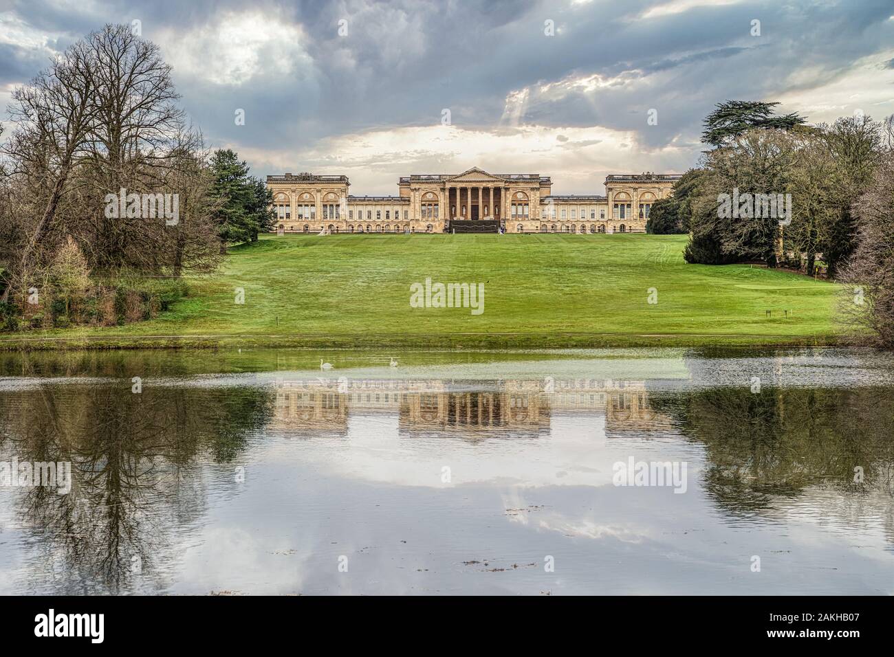 Stowe House (Schule) & Gardens, National Trust. Stockfoto