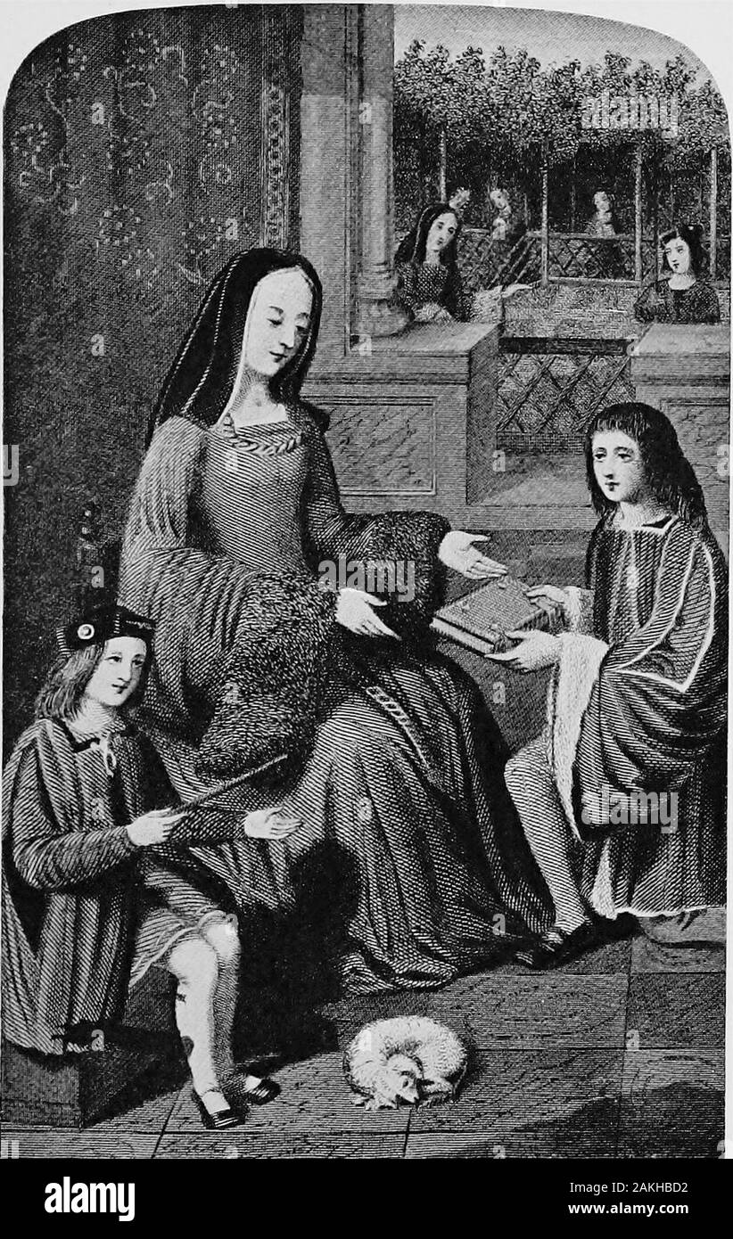 Die Perle der Prinzessinnen: das Leben der Marguerite d'Angoulême, Königin von Navarra. nd Gebiete; und, nachdem ein Gooddeal Verspätung, Charles zugestimmt. Er gleichzeitig erklärte, dass es sein Wunsch war, dass alle Befugnisse mightbe die Prinzessin, die er als accreditedto selbst, der Regent sollte immer noch Ihr Ambas- sadors für Frieden mit seinen Ministern zu behandeln zulassen angesehen; obwohl Vertrag sollte auf jeden Fall zwischen Margueriteand der Kaiser abgeschlossen werden. Marguerite war natürlich an der Aussicht, ihr Bruder wieder ofseeing überglücklich, und persönlich verhandeln hisrelease; aber Louise von Sav Stockfoto