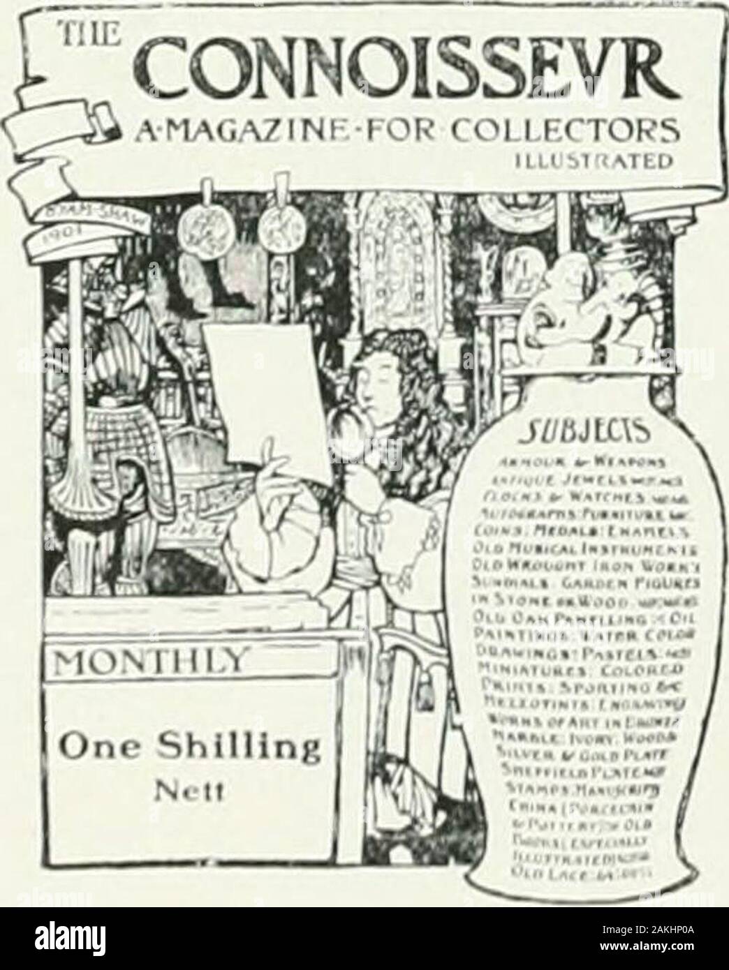 John Downman, A.R.A.; sein Leben und seine Werke. SChe Kenner" t (von j bearbeitet werden. l. Herbert Baily.) Die Zeitschrift für Sammler. Die ersten jedes Monats veröffentlicht. Ein SHILLING NET. Ein shilling Ntll T er sich Kenner mit jedem Gegenstand des Interesses an Sammler andpersons der Kultur. Die Artikel werden durch anerkannte Experten geschrieben und areillustrated durch einzigartige Fotos und Zeichnungen wichtige Beispiele und collectionsfrom jeden Teil der Welt. Der hohe Standard of Excellence" von der die Zeitschrift in den sechs Jahren seiner Veröffentlichung ausgezeichnet worden ist, ist fullymaintained, und f Stockfoto