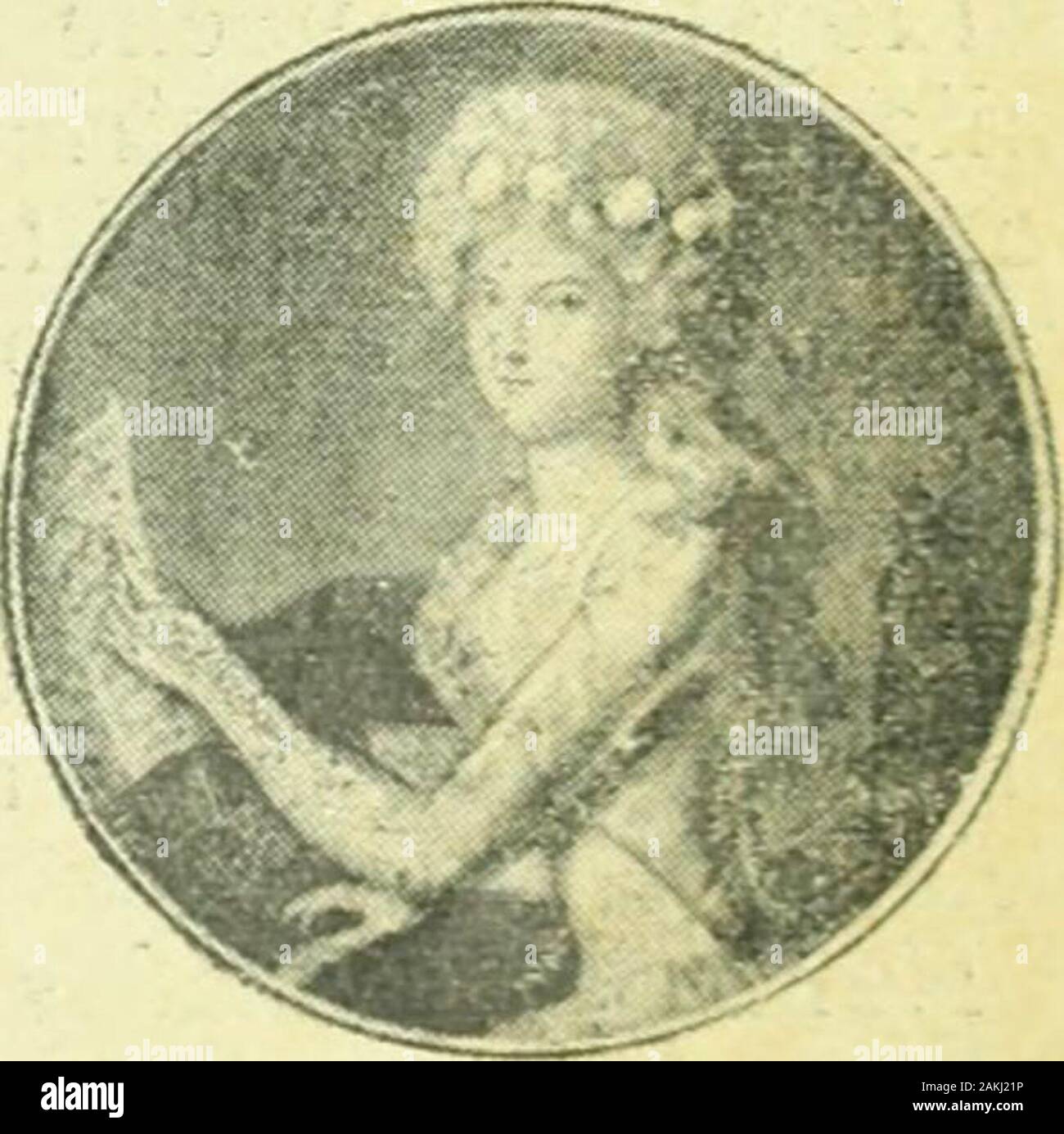 La Mujer. Elisabet de Francia. HERMANA DE Luis VINaMii en Versalles el 3 de r^Iayode 1764. V fué decapitada enParis el 10 de Mavo^ de 1794. Stockfoto