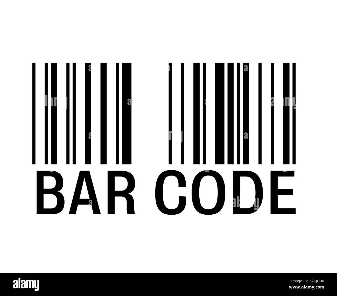 Barcode-symbol Stockfoto