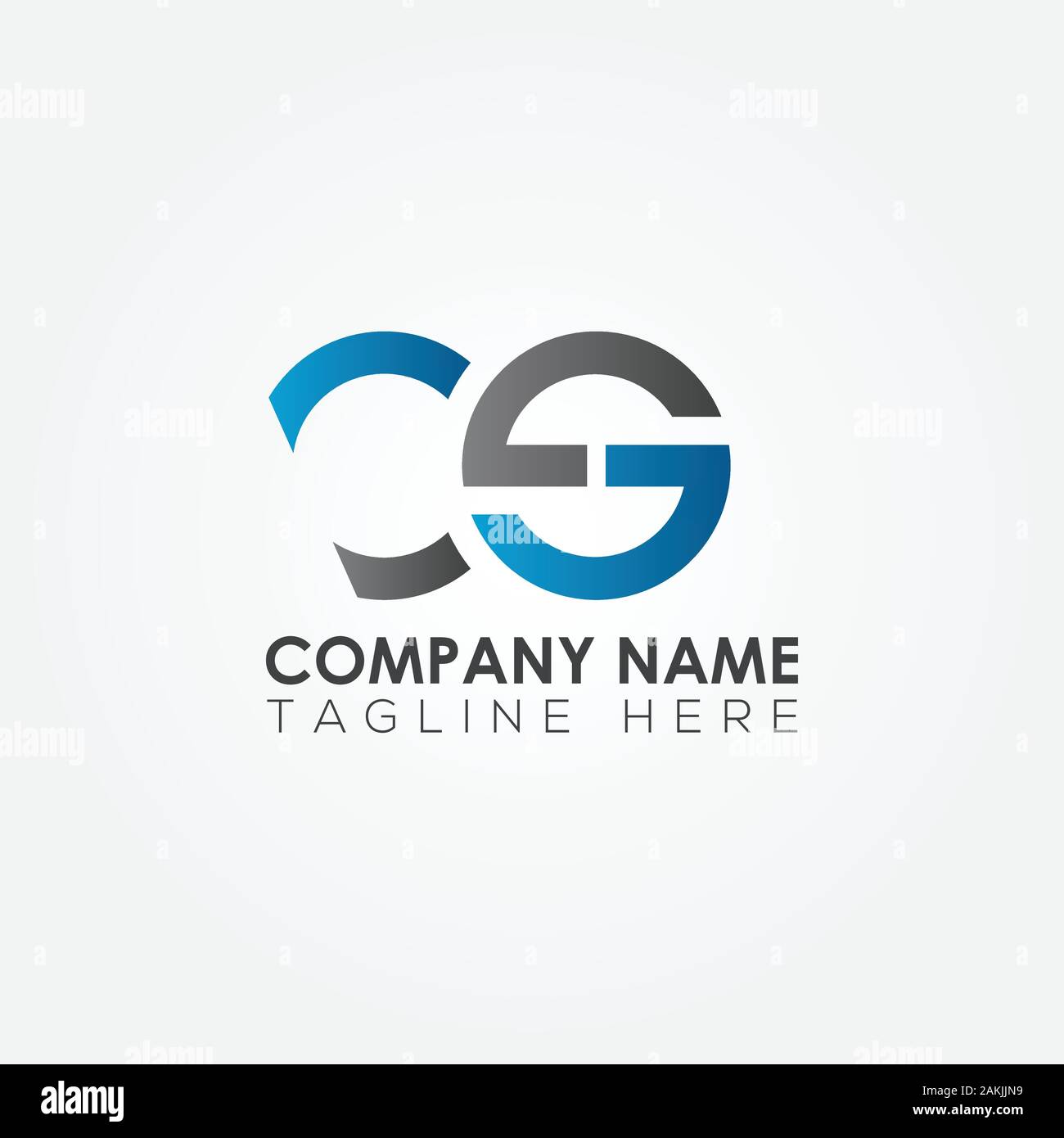 Erste CS schreiben Logo mit Kreativen Moderne Typografie Vektor Vorlage. Kreative abstrakte Buchstaben CS Logo Design Stock Vektor