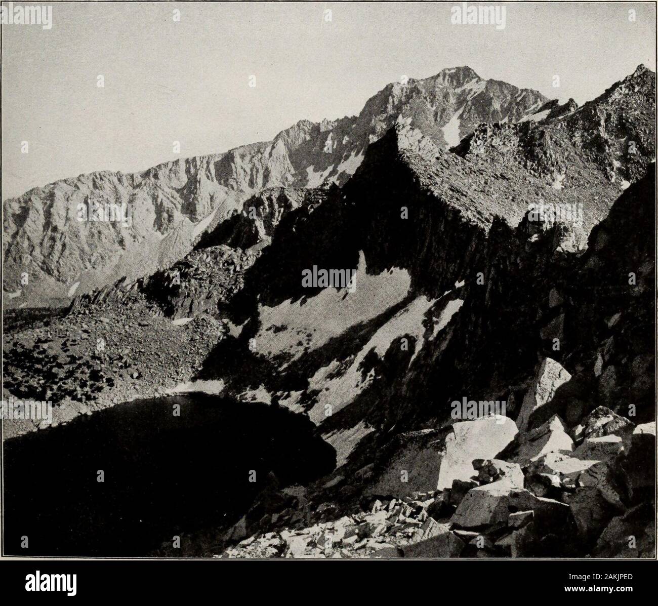 Die Nationalparks Portfolio. Foto: H. C. Tibhitts der berühmten Kings River Canyon. Foto: H. C. Tibbitts Universität Peak von kearsarge Pass Stockfoto