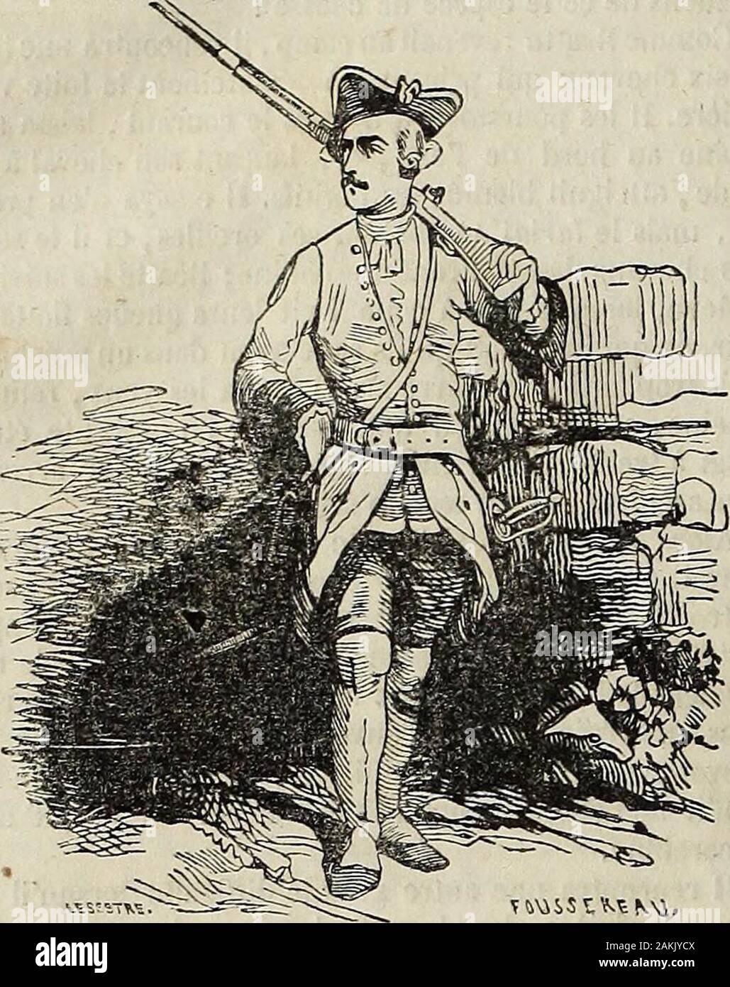 Magasin universel: publié sous la Direction de Savants, de littérateurs et d'artistes. la Lorraine, et à lEs-pagne Celle du Royaume de Naples. Nous fûmes * Heu - reux dans la Guerre de 1741; enBohême pourtant Elle commença par quelques succès éphémères, que la mauvaisedirection donnée à Nos armes changea bientôt en Revers. Linfanterie française Montra, dans cette Campagne, àFon - tenoy, à Lassfel, sous la conduite du Maréchal de Saxe, quilne manque jamais aux soldats Français quun Chef qui Sa-che Les enflammer et les Conduire; Mais, Malgré tant de va-Leur, il ne nous Resta de celte guerre qu Stockfoto