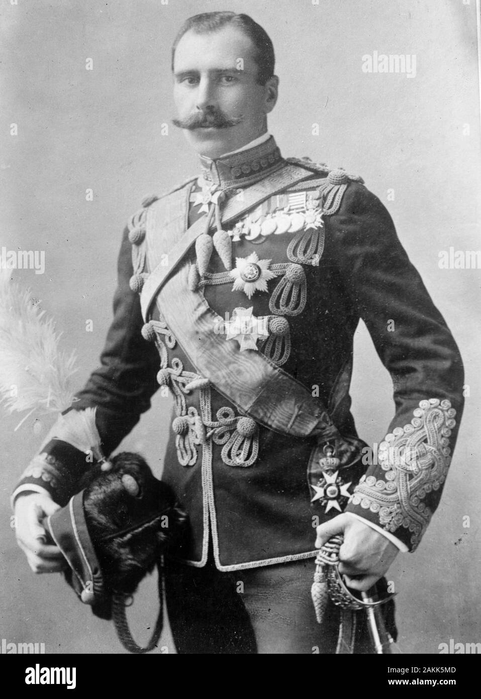 Fürst Alexander von Teck, Alexander Cambridge, 1. Earl of Athlone (1874-1957), Oberbefehlshaber der britischen Armee und Major - allgemeine Stockfoto