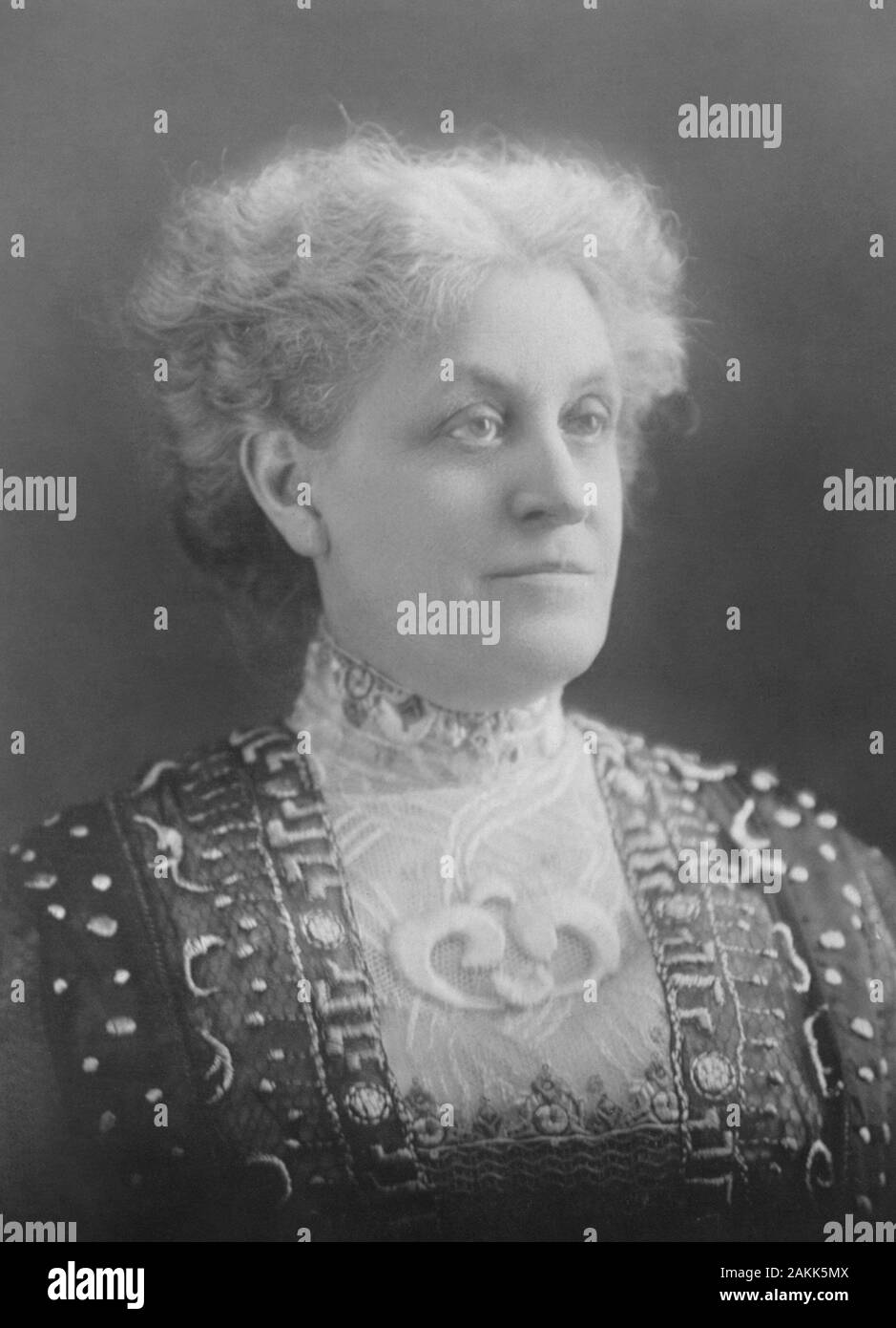 Carrie Chapman Catt, Carrie Chapman Catt (1859 - 1947) die amerikanischen Frauen das Wahlrecht Führer, der für die 19. Änderung der Verfassung der Vereinigten Staaten, den US-amerikanische Frauen das Recht gab 1920 zu stimmen geworben Stockfoto