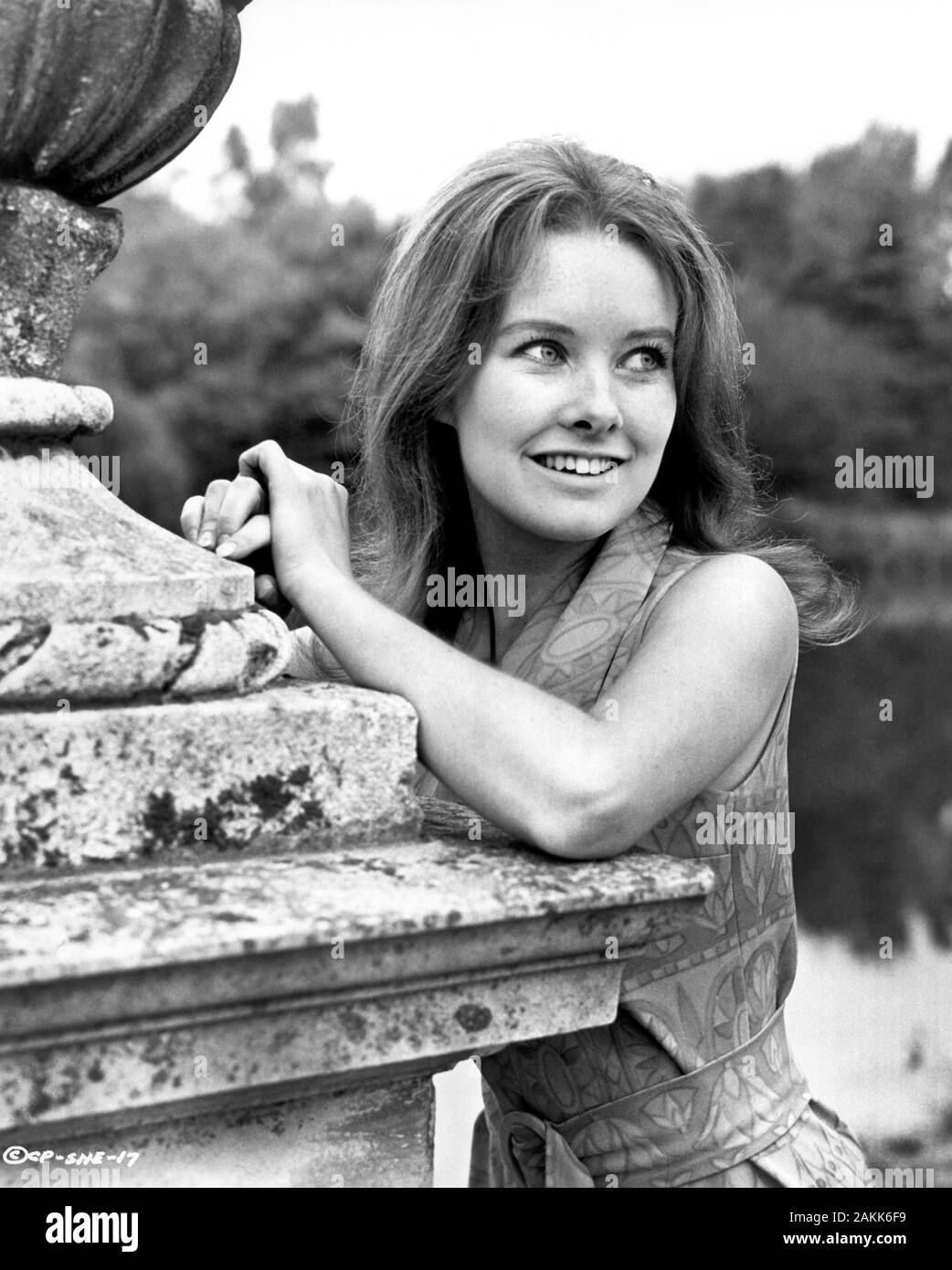 Diane Grayson, Werbung Portrait für den Film, der ee No Evil' (aka Blind Terror), Columbia Pictures, 1971 Stockfoto