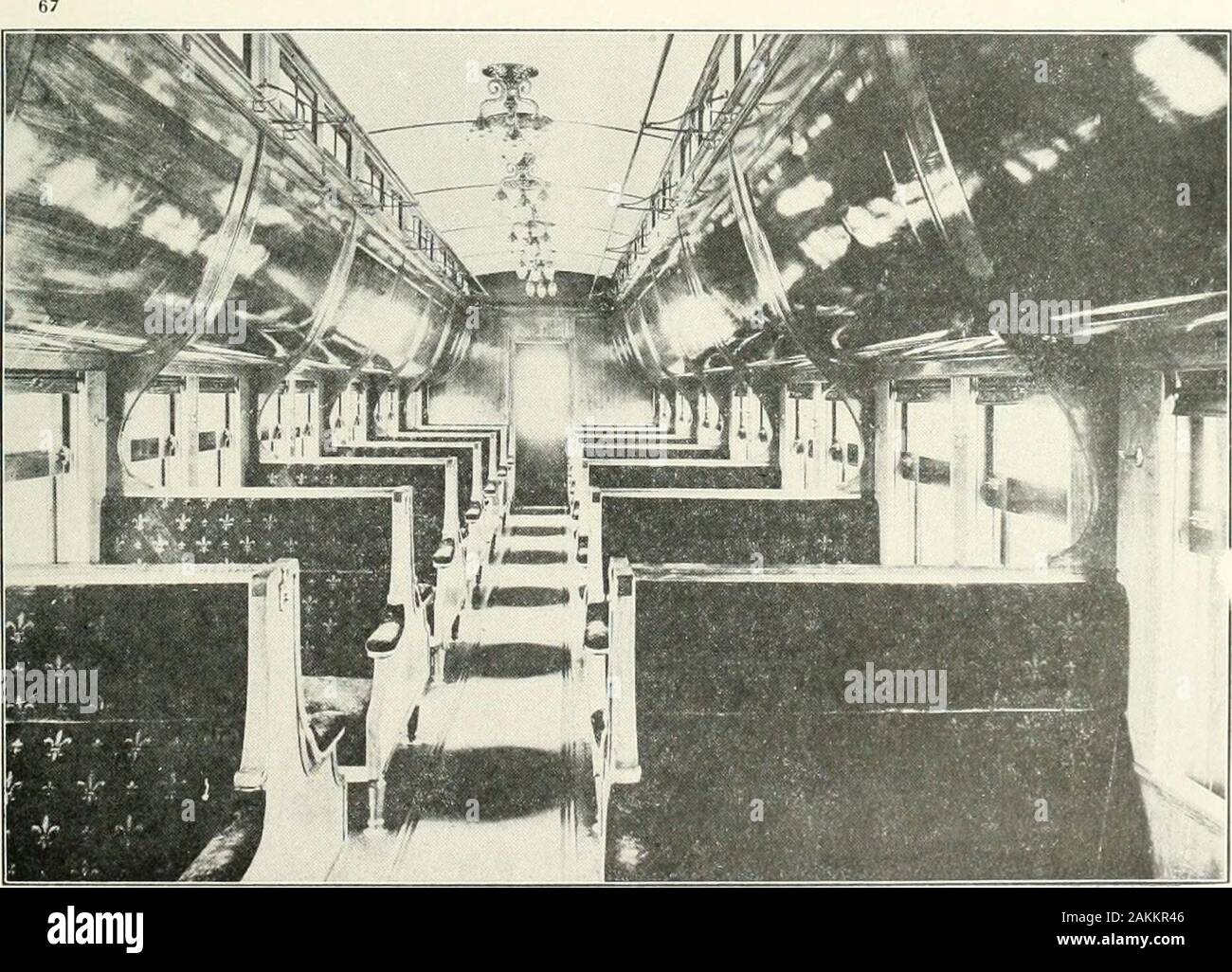 Bildliche gewählt und die Mandschurei. 6 (1 S. M. R... 67. S.M.R Schlafwagen. 204  Stockfoto