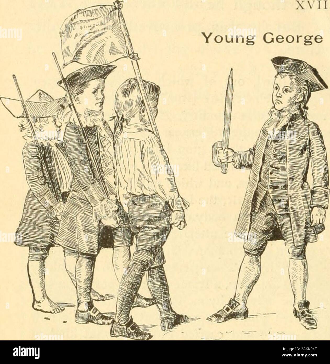 Young George Washington Stockfotos Young George Washington