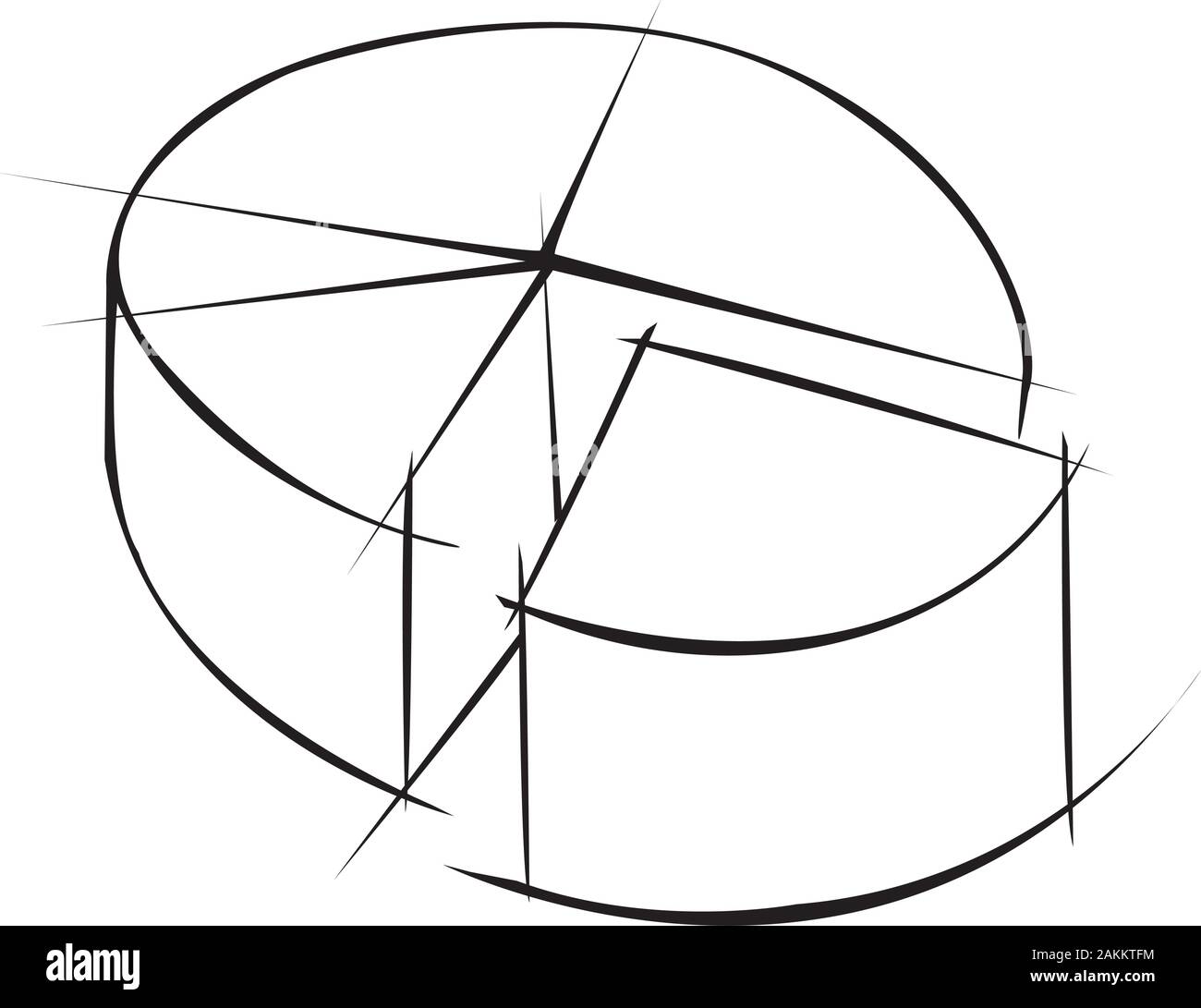 Kreisdiagramm Stock Vektor