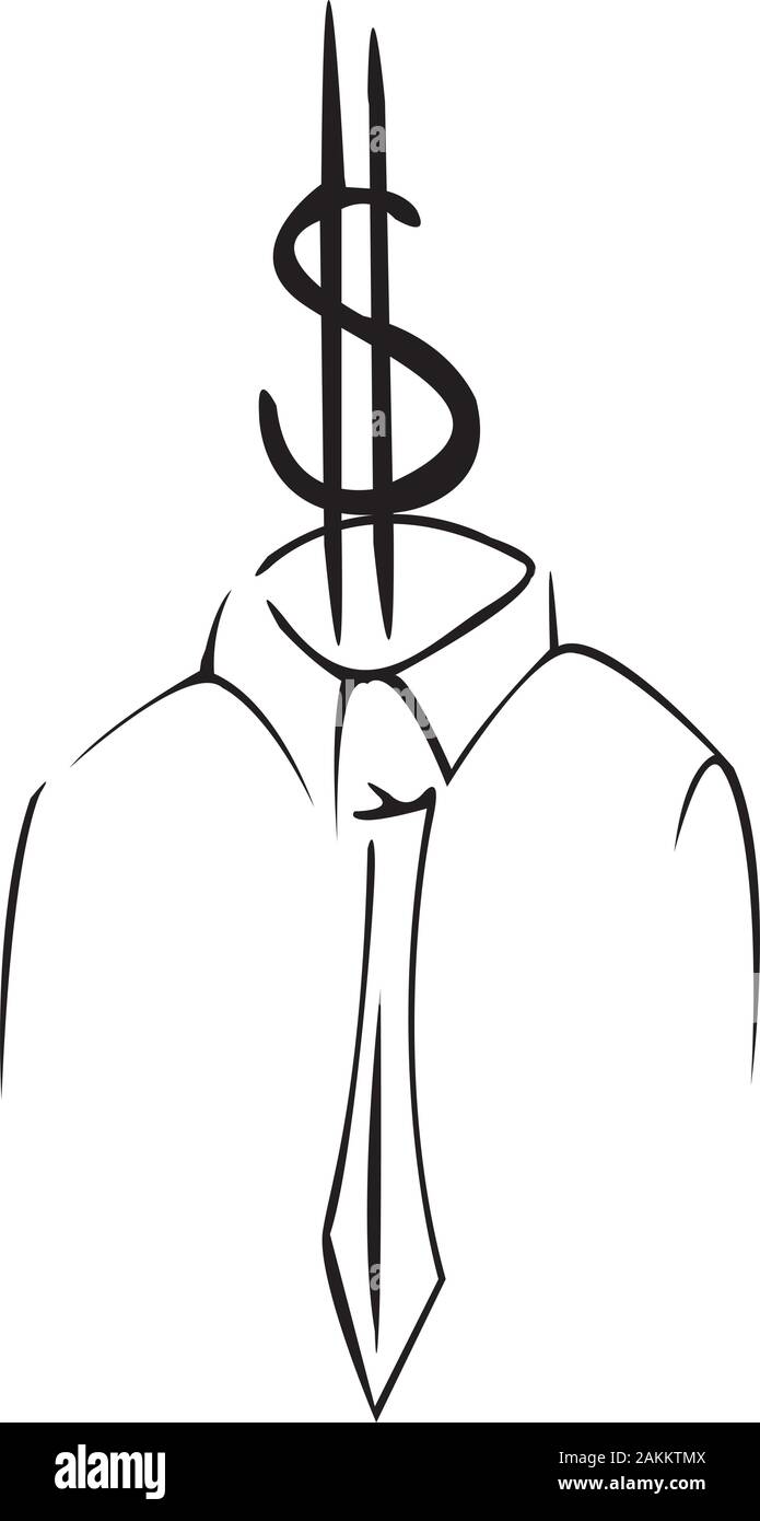 Herr Money Stock Vektor