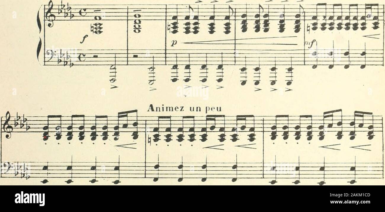 Fêtes d'Alsace; Opéra comique en trois actesLivret de Paul Milliet. Retenez ACTE III Lassemblée des Ménétriers d^lsace La Cour (le La Brasserie de Frant?. Itapp vue au Travers dune Huvé groß.*! Ii^* ite. .Lu Premier plan Lan-gar au très twil gaurhe eIevé, à une Fontaine; à droite une Petite estrade. . Au baignée foud, La Cour de Lu-mière avec une Porte ouvrant Mii uu&lt; Les carretours de la Ville. Tonij) o fçiiisto (•: iool. HIUEALKct * Ni&gt; z un peu Stockfoto