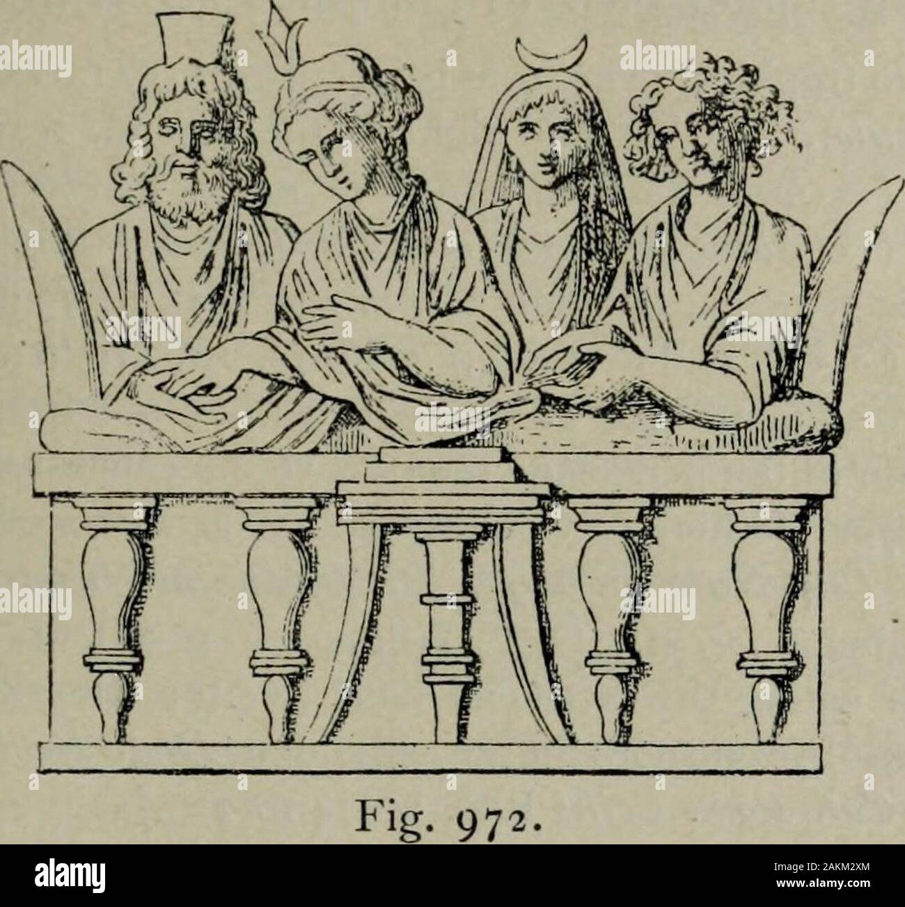 Zeus: Eine Studie in der Alten Religion. e-Klasse. Rev.1921 xxxv. 20 Findet eine Abbildung dieser Struppi in apainting oi s. v V.CHR. in der Tornba del Lettofunebre bei Corneto (F. Poulsen Fra Ny Carls-berg Glyptoteks Samlinger Kopenhagen 1920 i Abb. 34, F. Weege Etruskische MalereiHalle (Saale) 1921 pis. 23, 24): An einem mächtigen lectus sie auf dem Torus siehe nicht zwei recumb-ent defuncts, aber zwei grünen Kronen, von der etruskischen und römischen) überwunden (pointedhead-Kleid, den tutulus.^ Zeus Phtlios 1171 Objekt bekannt als struppus auf der Couch von Castor 1 platziert wurde. Versammeln wir uns also, dass an der lectisteitiia lup Stockfoto