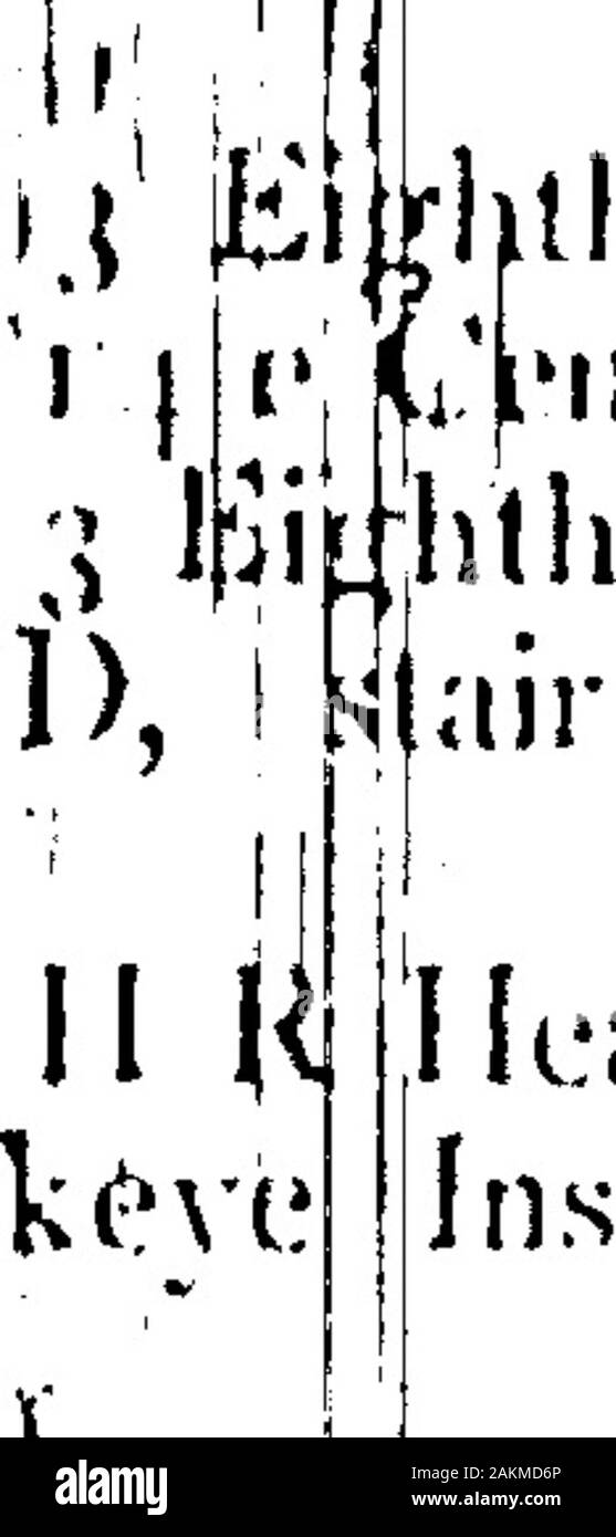 1876 Des Moines und Polk County, Iowa, Stadt Verzeichnis. ^ bt i atiHtti!) (Ni; | nnsi ich M (| Ij | oij. Verzeichnis J. [iv. s (!) n^IkIs ich III c T [rj&lt; j) iHiso cvhnils nan Mji.s, u-pliiti r Kii&lt;^i^; t |. Ich *^ s [([l; unl) Ich;! rniai (L U1 icsman 1 (1., ich Tlii 5 Dcs Mpincs. ov iiv^^ fl Kijliiioic lrth ein; illiij [Iowa Statx; Kreditgeber, Übel ICH ({iEiltlUh.. 71 f^zweite It-Olllll Ith. /URI), ich Pairi bijii | dt I leatV. Co, nv (Ilitinin^t), iV-^ eiliielid, 1 sllAfoinclsJ i) (^Rr. (Ojise. itiltli nirlli von Iq, EIN, iUOoil 0 ii lyarb irnlrsjl ici Elm nl Polytpdinic s. hpol, 1-214), il (926 Si::tlj. Iji: Ba (, - h, r rnow-Vi | Stockfoto