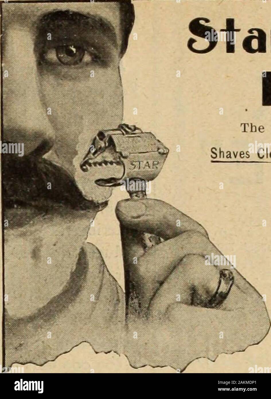 Hardware Merchandising (Januar-Juni 1902). Weiße Leitung, Öle, Farben, Lacke, Fensterglas, Lacke, etc. lu und Gele-bine in umfangreiches Sortiment, allen Anforderungen gerecht zu werden. MIT DER BITTE UM ÄUSSERUNG MUSTER UND PREISE freuen. Verkauf von Agenten in Kanada für den echten Imperial Französisch Grün von JOHN LUCAS & Co., Philadelphia. Und gefeierten englischen Lacke von Chas. TURNER & Sohn, LONDON. Bitte geben Sie die Hardware- und M/etal beim Schreiben.. Star SafetyRazor. Das Original und die beste Sicherheit. rasiert Sauber spart Tine Nie zieht 4 Wunder der Einfachheit und Langlebigkeit von Nachahmungen aufpassen. Die drei Sta Stockfoto