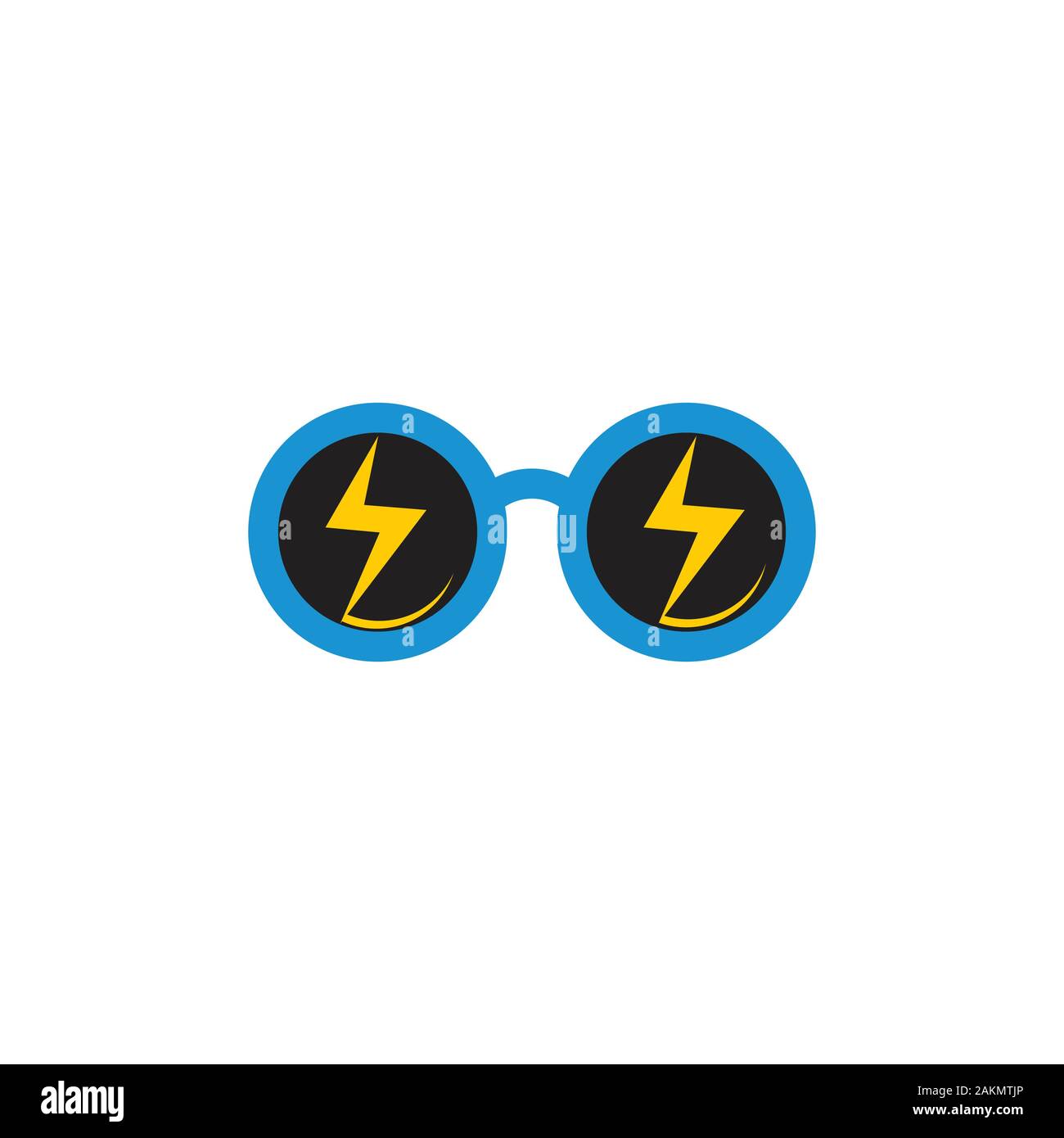 Power Brille symbol Dekoration Vektor Stock Vektor