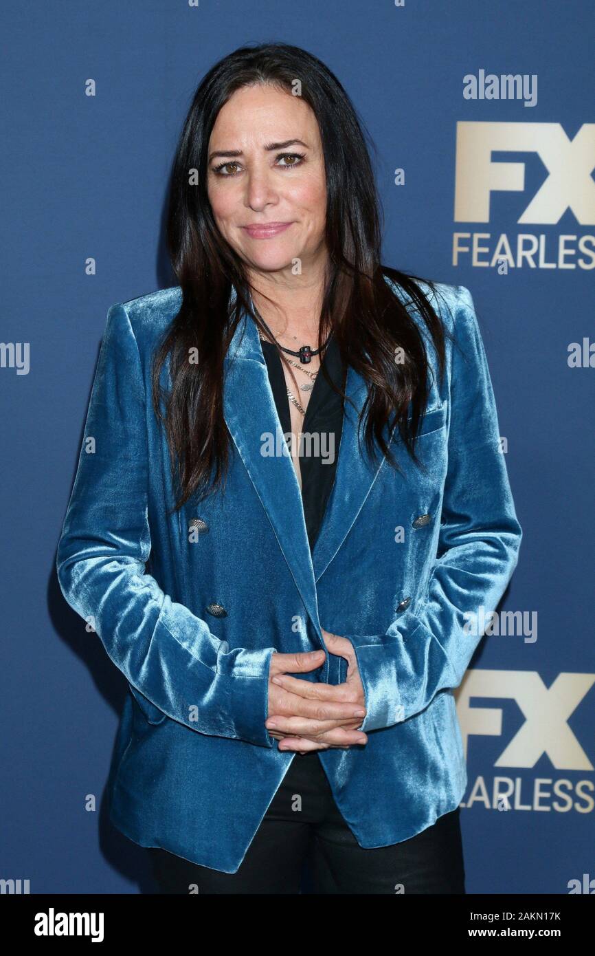 Pam Aldon in der Ankunftshalle für FX Networks Winter TCA Starwalk The Langham, Huntington Hotel, Pasadena, CA 9. Januar 2020. Foto von: Priscilla Grant/Everett Collection Stockfoto