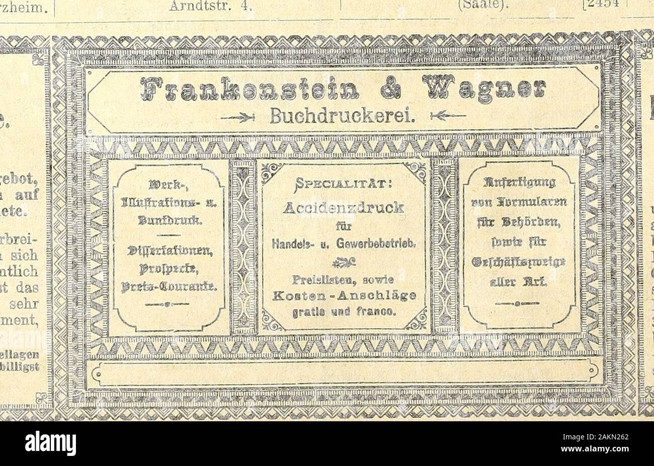Insektenborse. . AllerBrauch, u. Länderliefert unterGarantie: Interna. Adressen-Verl. - Anstalt (C. Herrn. Serbe) Leipzig (gegr, 1864). Katal. Ca. 850 Branchen = 5 000 000 idr. füx 00 = Ein kr. Ü.  w. in Post-marken Franco. [2115 Für Anfänger: 1000 Arten (durchaus richtig sein - stimmt), ä Stück 10 Pfg., 100 Stück 9 Mark. Liste eine kaufende Sammlergratis und Franco.L. W. Schaufuss ou E. Klocke "Meissen. Der Yerlag *&lt;??:.?? W Öfe^ zur Vermittelung von Angehot, Nachfrage und Tauseh aufentomologisehem GeMete. Wegen der weiten Verbrei-tung dieses Blattes haben Sichdie Philosophie als ausserordentlich Stockfoto