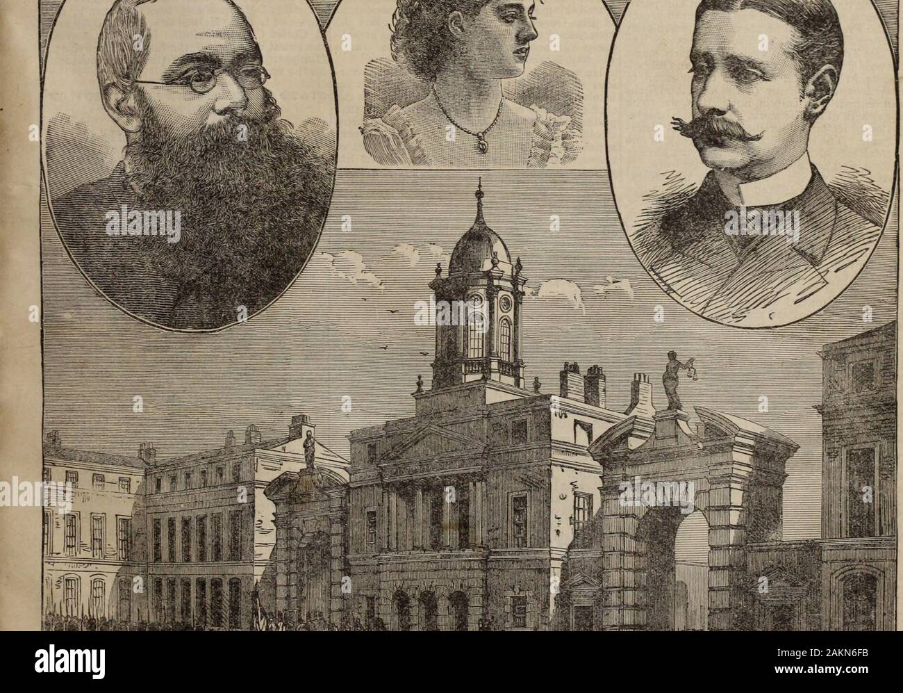 Christian Herald und Zeichen unserer Zeit. in Washington. Unsere Zeiten. Vol. IX. Nr. 42. Donnerstag, Oktober 21, 1886. Preis, drei Cent. Inhalt DIESER NUMMER. POETBAITS OP DE. WILLIAM F. STEVENSONand der MAEQUIS UND MAEOHIONESS OFLONDONDEEET. Die EEGENERATED STÄDTE. Dr. TalmagesSermon las 4 Sonntag Morgen. ANTIOHEISTS kirchlichen Politik. DE. VINCIS PATIENTEN (mit lustration). Bild von GHOOEKA S0 LDIEE 8 OFFEE-ING SACEIFIOE. OUEEENT VERANSTALTUNGEN:  Die Präsidenten EetaliatoryProclamation - Eetnrn von Herrn Staatssekretär Manning - Die schreckliche Katastrophe am Golf - Programof der Englische Kabinett - Die Pest im Adr Stockfoto