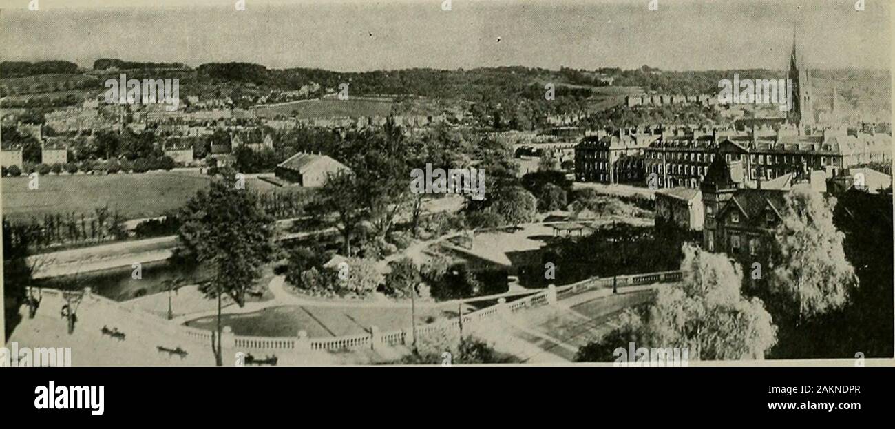 Quellen der Gesundheit in Großbritannien und Frankreich. Blick auf Bad DUXTON, in Derbyshire, weit entfernt von London 165 -?^ Meilen, in der Regel als ** bekannt Die Mountain Spa ist amuch frequentiert und modische Resort und sehr famousfor seine Heilquellen. Der Gewässer (St. Annes Gut) sind mit einer Temperatur von etwa 82 Grad F.; Sie containseveral seltene Elemente und werden von einem sehr heilsamen char-acter. Die Behandlung ist vor allem intern. In Fällen von Rheuma, Gicht empfohlen, Lum - Bago, Ischias, Neigungen von Magen, Leber, Nieren andnervous Krankheiten. Jahreszeit - das ganze Jahr hindurch. Die Wasser und Baden Establishme Stockfoto