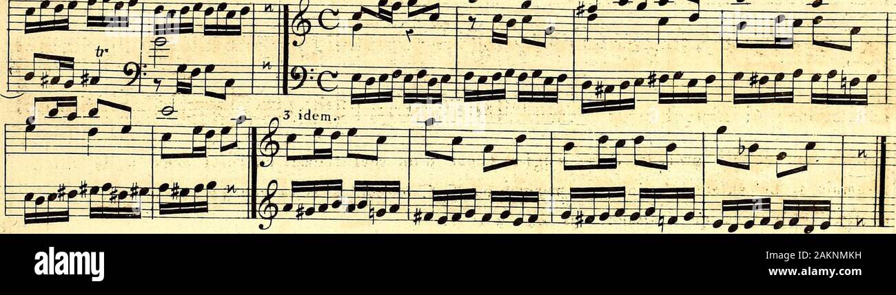 Primizie di Canto Fermo. m. 2. Bach. ; J ... - J. Lexemple 1, est une Imitation, etroite combinee Aree une Imitation daugmentation et une autrepar Mouvement contraire. Eine lex 2 les voix sentre - suivent" icore plus etroitement. Stockfoto