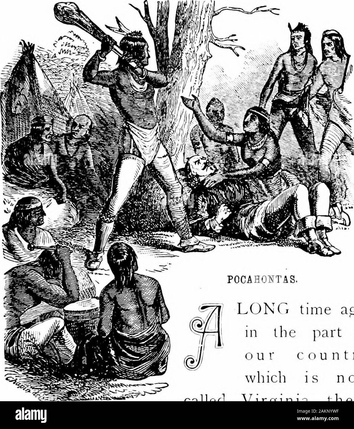 Geschichten der indischen Fürsten. e mächtigen Mississippi, calledby die Inder, der Vater der Gewässer. DeSoto war der erste weiße Mann zu discoverit, aber er schien wenig für große Flüsse zu kümmern. Er war nur auf der Suche, für Gold: Aber die finden - ing dieser Fluss war eine weit größere discoverythan es gewesen wäre, alle in Kalifornien Gold entdeckt zu haben. Nach dem Überqueren der Mississippi Sie marchedfar im Westen. Sie fanden kein Gold und sadand enttäuscht, zurückverfolgen ihre Schritte. Die longjourney hatte den Geist der einst gayDeSoto gebrochen, und er erschien nun alt und schwach. Nach einer verweilenden Krankheit Stockfoto