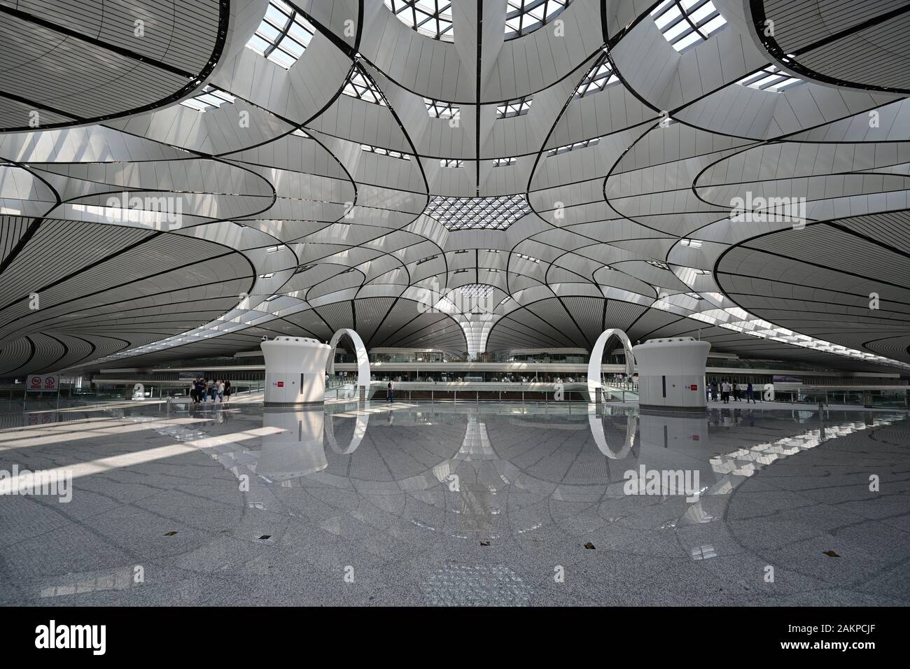 Pekinger daxing innen am Flughafen Stockfoto