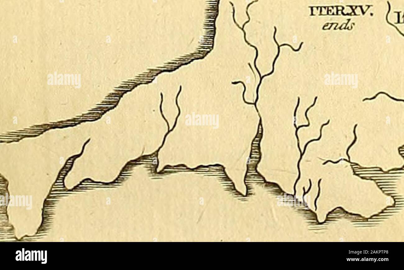 Die Geschichte von Großbritannien: Von der ersten Invasion der es von den Römern unter Julius CaesarWritten auf einen neuen Plan. luIo dmvvur - Mahlvn* irence/ier eine Skala offfORomcmMHes - lmim" | I H-j 1 4 = ^S0 l. leTi&&gt; arusy Sarum sr//ic/t^p, §,/tes&lt; £ London^ 55 i/iboraw ofWight tEqoertpn Tfl. e. Der britische Sender,;/Anlage, * j05 Nummer IV. ANTONINI ITER BRITANNIARUM. Antoninus*s Rundfahrt von Großbritannien. Diese moft wertvolle bleiben der Antike wahrscheinlich com-Nr. IV.pofed auf Befehl des fome von thofe Römischen Empe - mit superskalarer SPARC V9-Architektur, die den Namen des Antoninus 5 Bohrung obwohl Fome additionsmight gemacht werden Stockfoto