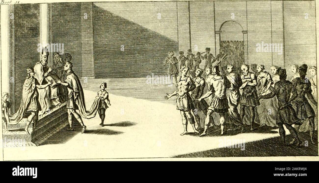 Die Geschichte Englands: in französischer Sprache geschrieben. Die B* " * ein. Die Geschichte Englands. Buch XI. Die Herrschaften s/Heinrich IV. und Heinrich V., mit der der Zwanzig zwei Jahre und zehn Monate. 15. Der HENRYflVi Strnanid Bullingbroke. CottmsAbrii. g. Braiy. 30.09. ed, nahm thatvery Tag die Zügel der Regierung. Als das Parlament dann af-fembled wurde in Richardsname genannt, und als ihre Autorität ceafedupon seine depofed, Henrys firftcare war eine andere. Vorgehen nach Cuf-Tom, der Reprefentatives mull Neu chofen wurden. Aber Henry nicht glaube, passen die Gefahr zu laufen, von Stockfoto