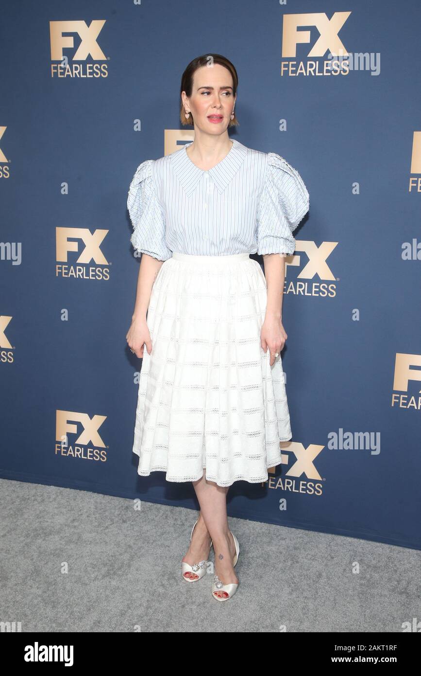 09. Januar 2020 - Pasadena, Kalifornien - Sarah Paulson. FX Networks Star Walk Winter Presse Tour 2020 auf ca. 55 Restaurant im Langham Huntington statt. (Bild: © Fs/AdMedia über ZUMA Draht) Stockfoto
