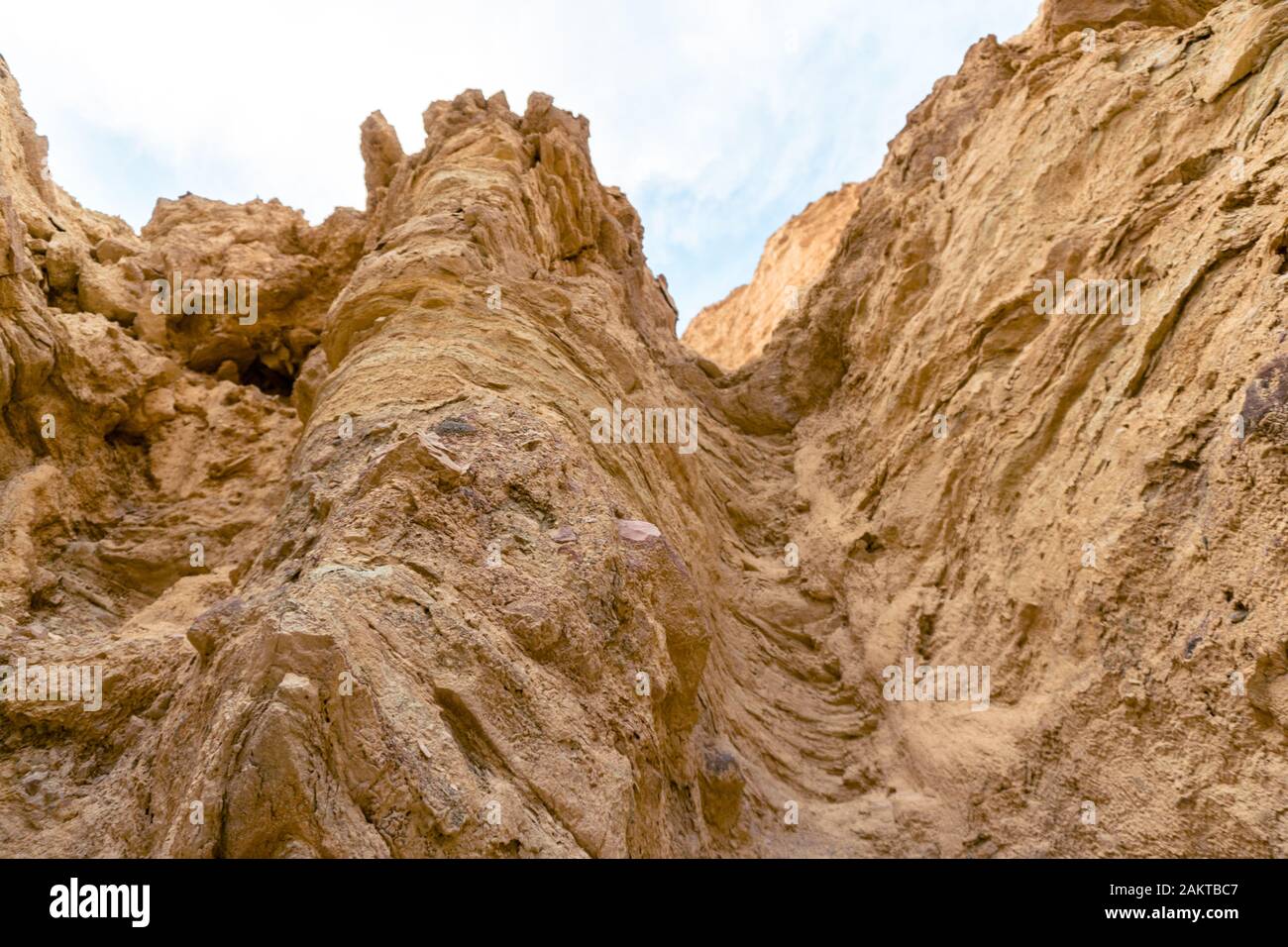 Der Todes-Valley-Nationalpark befindet sich in der Mojave-Wüste und ist der am stärksten rieselende Nationalpark der Vereinigten Staaten und einer der heißesten Orte der Erde Stockfoto