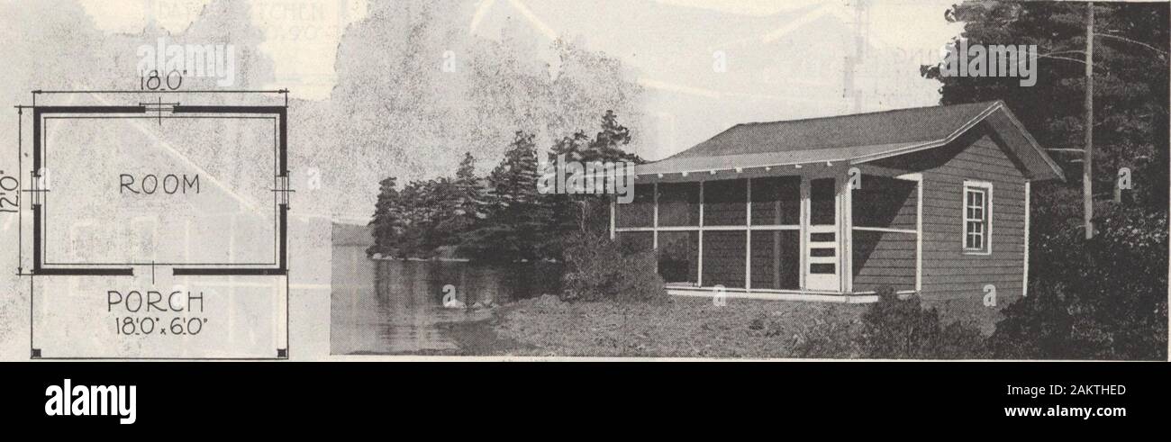 Gordon-Van Tine Wohnungen. Kammer, 1210, 79 Kammer. - B CLQ5 ICH CLQS P0R.CH 14 x 7 x 8:0 CHAMDE.fi i2lovh: g. Grundriss. Grundriss fertig geschnitten Ferienhaus Nr. 306 für Preise, siehe erste Seite ordentlich und einfache Ferienhaus Obwohl die einfachste und billigste unserer fertig geschnittenes Summe-mer Cottages, es ist eines der am meisten verwendet wird. Sein gerechtes thething Für eine Hütte in den Wäldern, die von ihrem Liebling Forellenbach, oder ein Lager auf dem Fluss, in dem Sie die Woche verbringen - endsin Sommer, weg von der Hitze und dem Lärm der Stadt. - Kann leicht die Einzelzimmer der Hütte ist groß - von Leinwand Vorhänge partitioniert werden, wenn de Stockfoto