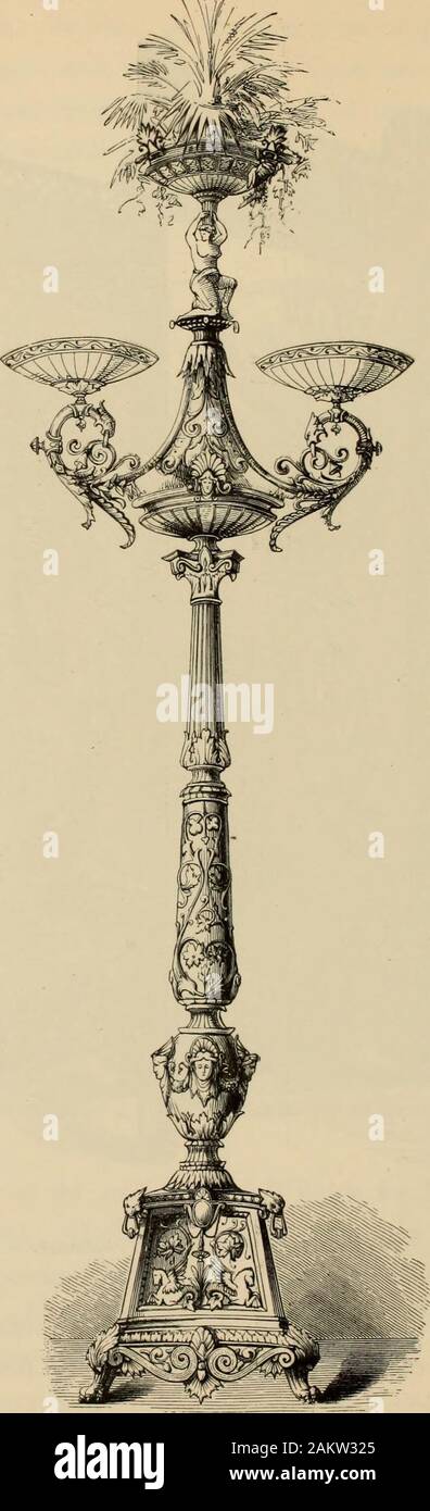 Beispiele für Haushalt Geschmack. Brand: Königliche Kunst Handarbeit. Die Färbung des Stück, von denen keine Idee in anengraving vermittelt werden kann, ist eine der hervorragenden Eigenschaften. Das Fleisch Tönungen sind admirablymanaged und sind fein gegen den dunklen Hintergrund erleichtert. Die Grenze 250 DIE INTERNATIONALE AUSSTELLUNG, 1876. hat Absicht gewesen - Ally gedämpft, so dass asnot theattention aus thegroup im Zentrum abzulenken, und der decorationis einfacher geo-metrischen Charakter. Die Mode ofusing porcelainplaques für Wanddeko, thoughliable zu carriedto Selbstbehalt, ist ein COM-mendable ein w Stockfoto