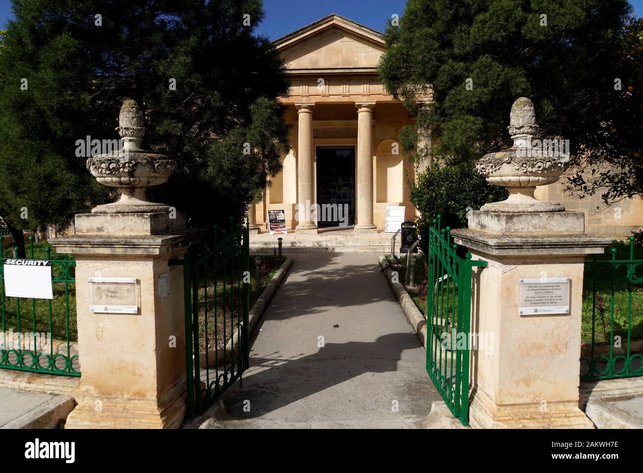 Antike römische Villa Domus Romana, Rabat, Malta Stockfoto