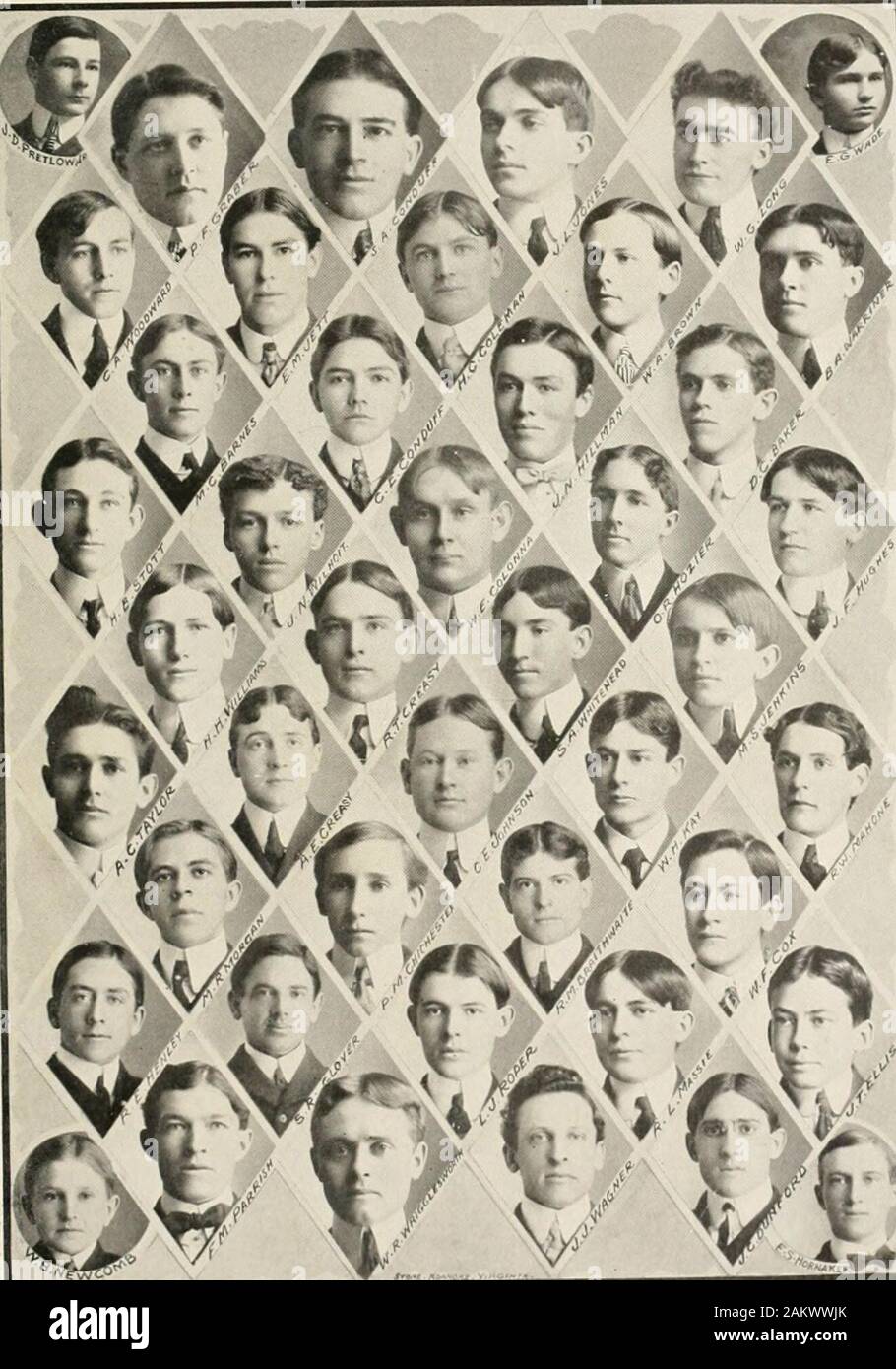 Colonial Echo 1903 A A Kav W H Zentraler Punkt V U Gin Ein Lon W G Clintwood Virginia Lynch W E Manassas Virginia Mahone R W Williamsburg V Irginia Mapp Nt