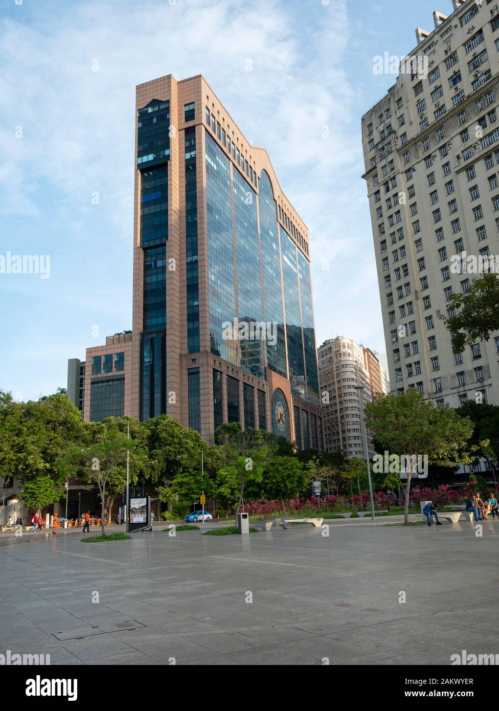 Maua Platz, Centro, Rio de Janeiro, Brasilien. Stockfoto