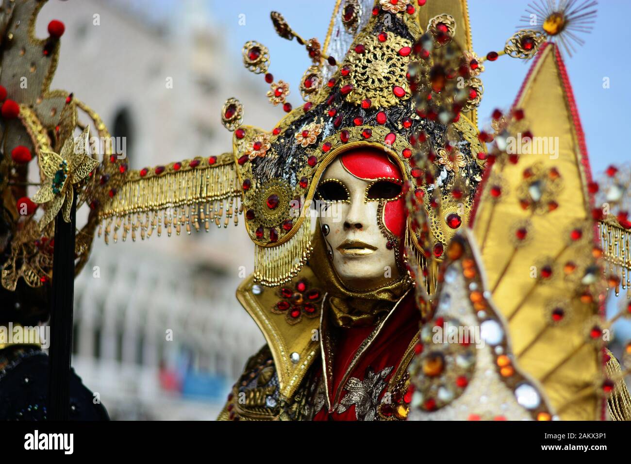 Schönen orientalischen Maske Stockfoto