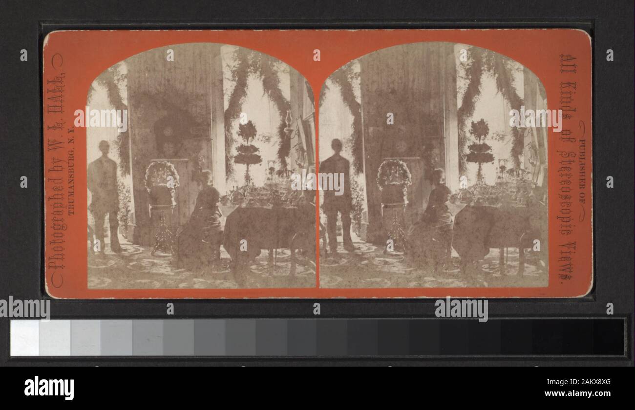 Szene in Kutabali beinhaltet Ansichten von W. L. Sutton, E.&HT Anthony, W. L. Hall und andere Fotografen und Verlage. Robert Dennis Sammlung von stereoskopische Ansichten. Titel von Cataloger'. Blick auf das südliche Reihe von New York einschließlich Broome, Chenango, Cortland, Schuyler, Steuben Tioga und Tompkins Grafschaften; Norwich, einschließlich gruppenporträts, Marathon, einschließlich einer Darstellung der Quilts; Homer, einschließlich einer Akademie; Kutabali; Molkerei Operations bei Düren; Kommissionierung Hopfen in Otsego; das gas Haus am Waverly, Dam und fällt bei Fall Creek; Red Rock Ölderrickkräne; Cayuta Glen; Leute boati Stockfoto