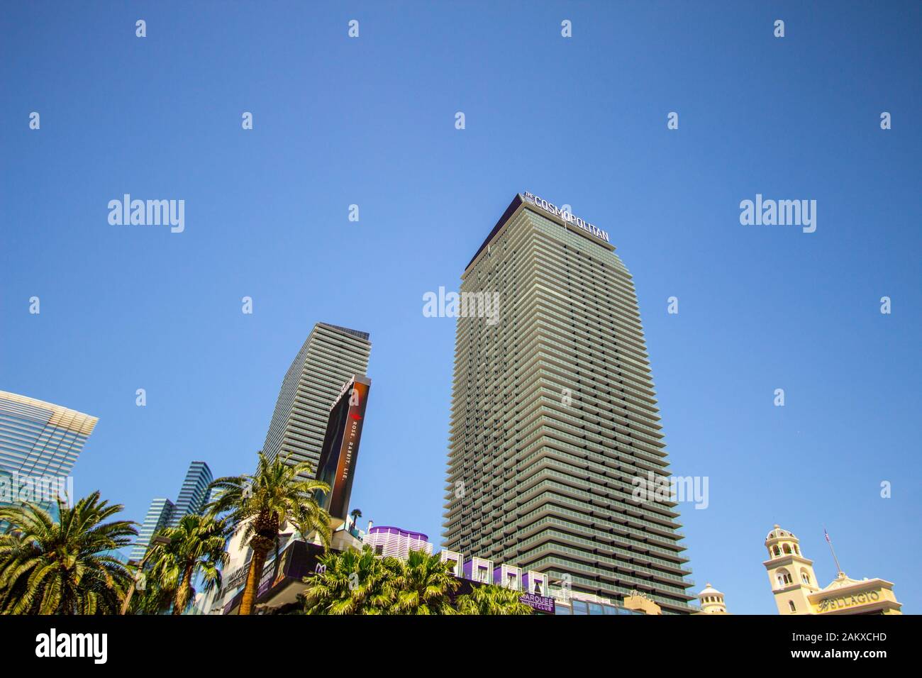 Las Vegas, Nevada, USA - 6. Mai 2019: Außenansicht des Cosmopolitan Hotel Resort and Casino auf dem Las Vegas Strip in Nevada. Stockfoto